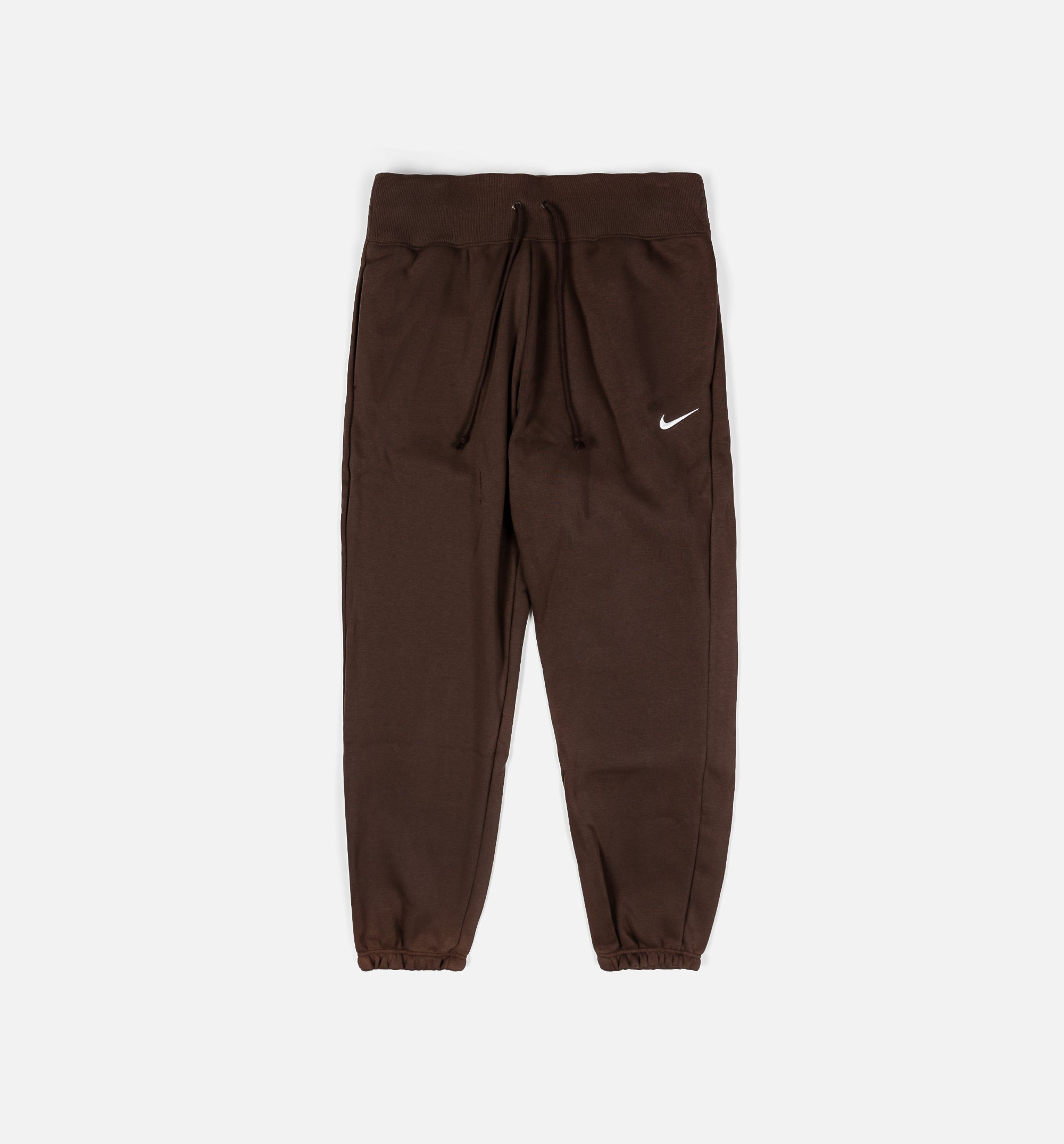 NSW Phoenix Fleece High Waisted Oversized Joggers Womens Pants - Brown