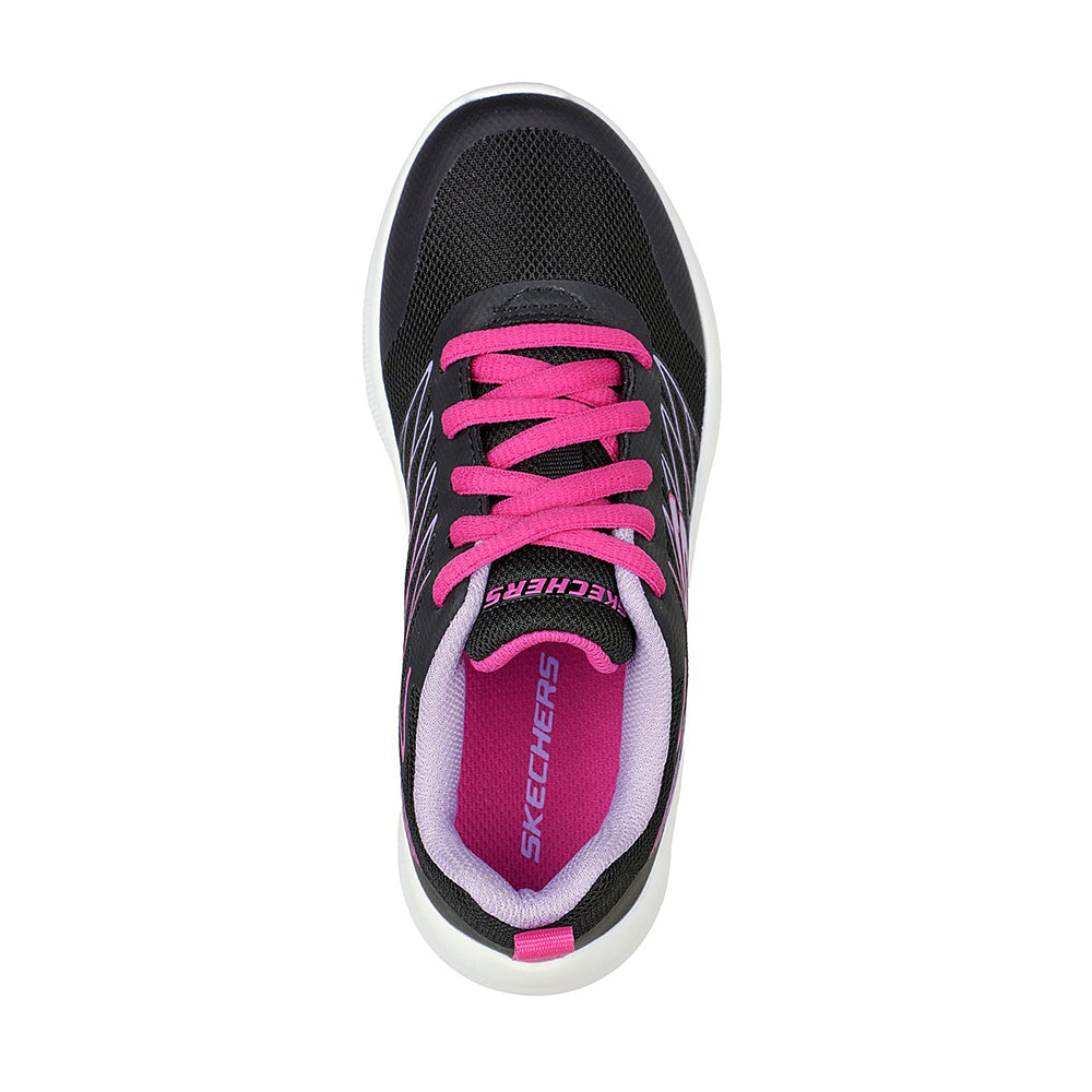 Skechers Girls Microspec Shoes - 302469L-BLK