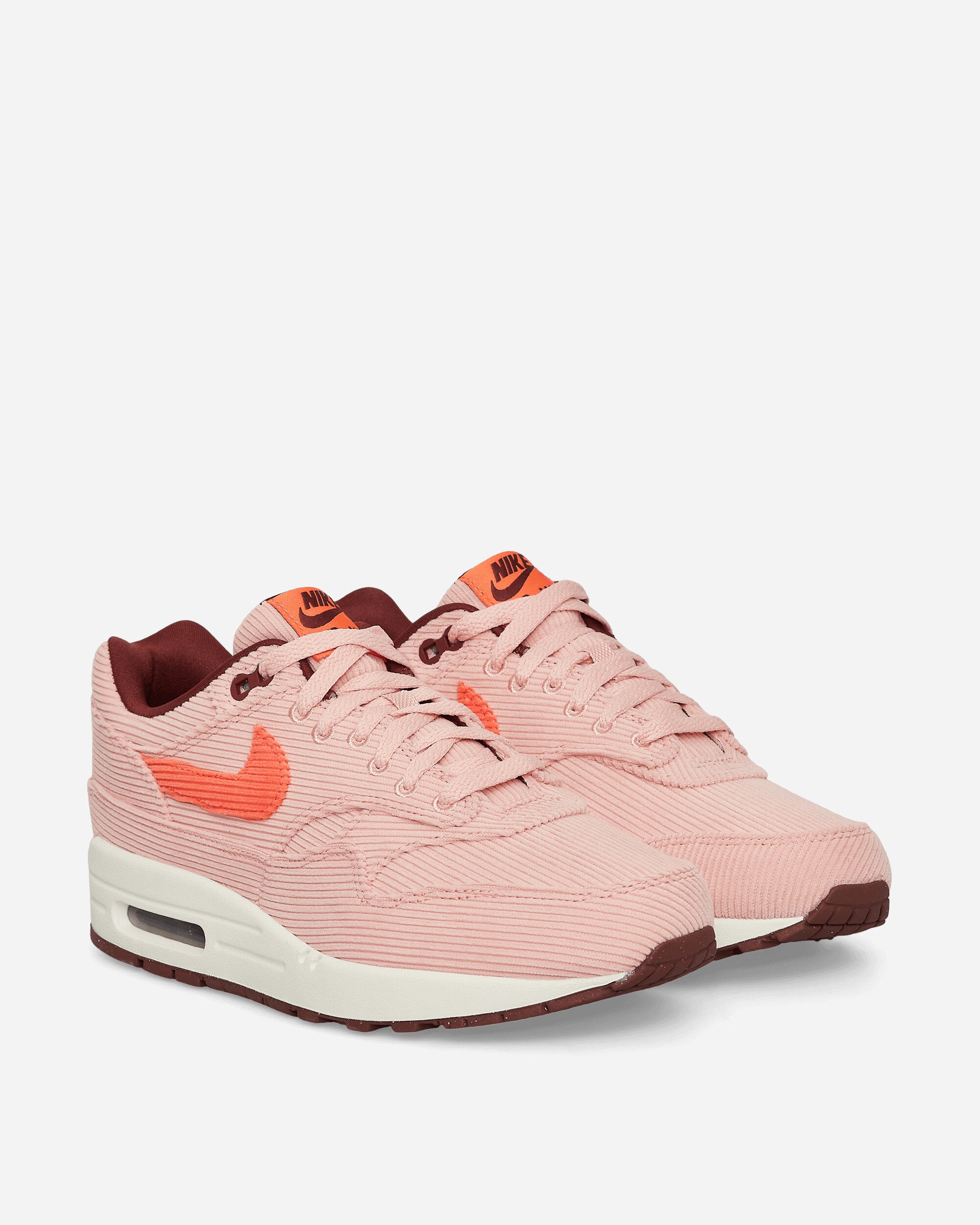 Air Max 1 Premium 'Corduroy' Sneakers Coral Stardust / Bright Coral