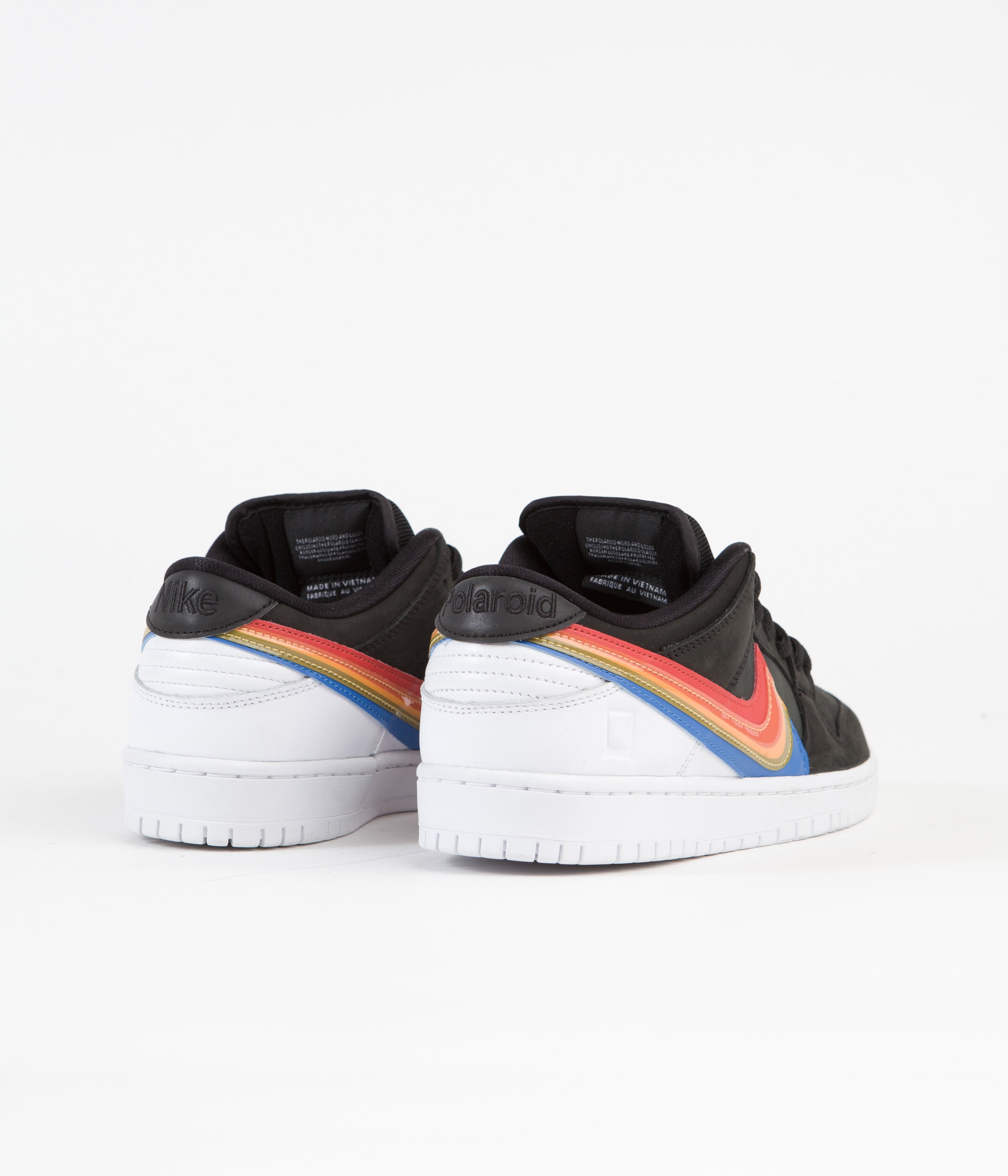 Nike SB Dunk Low Pro 'Polaroid' Shoes - Black / Black - White