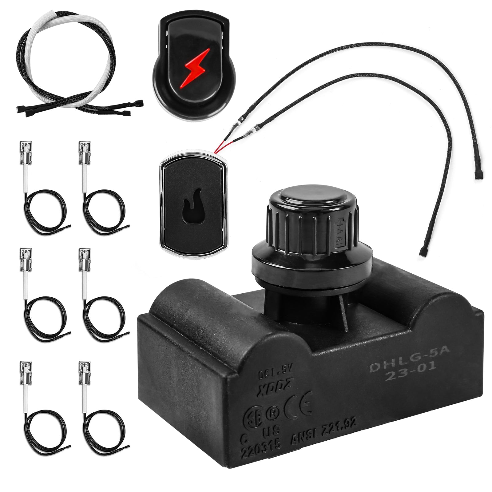 5 Outlet Ignition Kit for Mr. Steak MS4BPG, MS4BPG18, Switch Spar