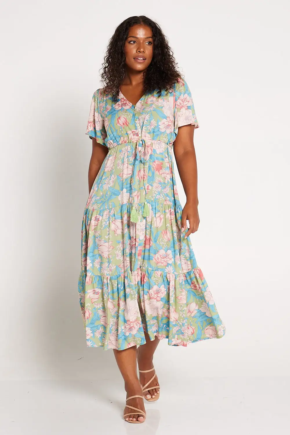 Evelyn Dress - Peony