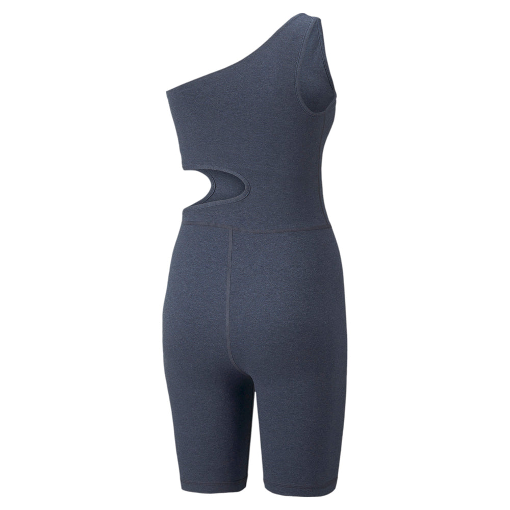 Exhale One Shoulder Leotard Bodysuit