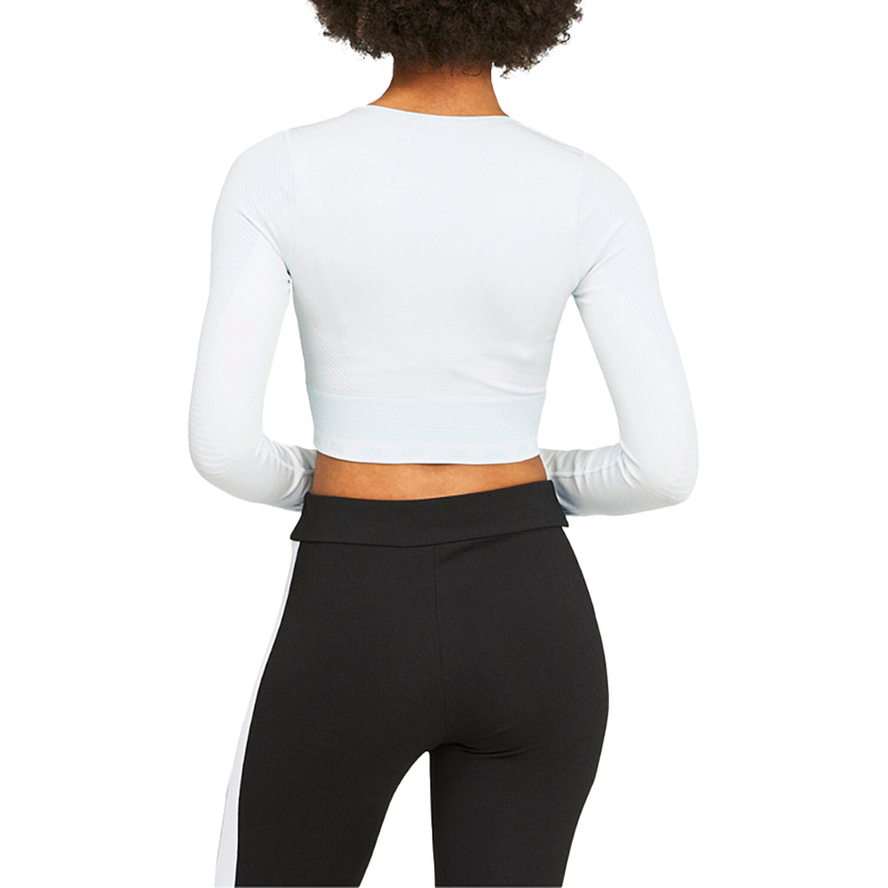 Formknit Seamless Training Crop Top Long Sleeve Athletic T-Shirt