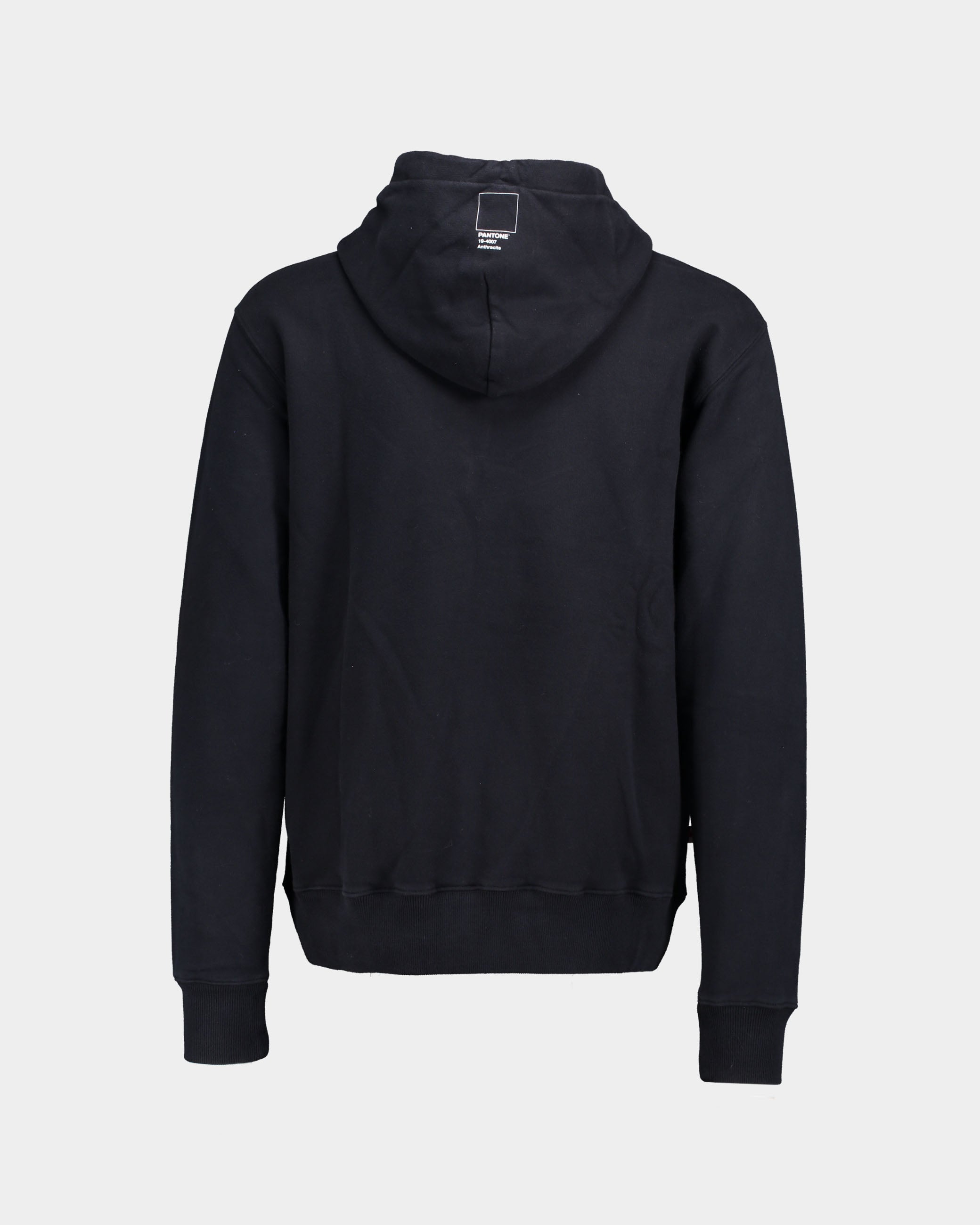 Felpa Pantone nera con cappuccio
