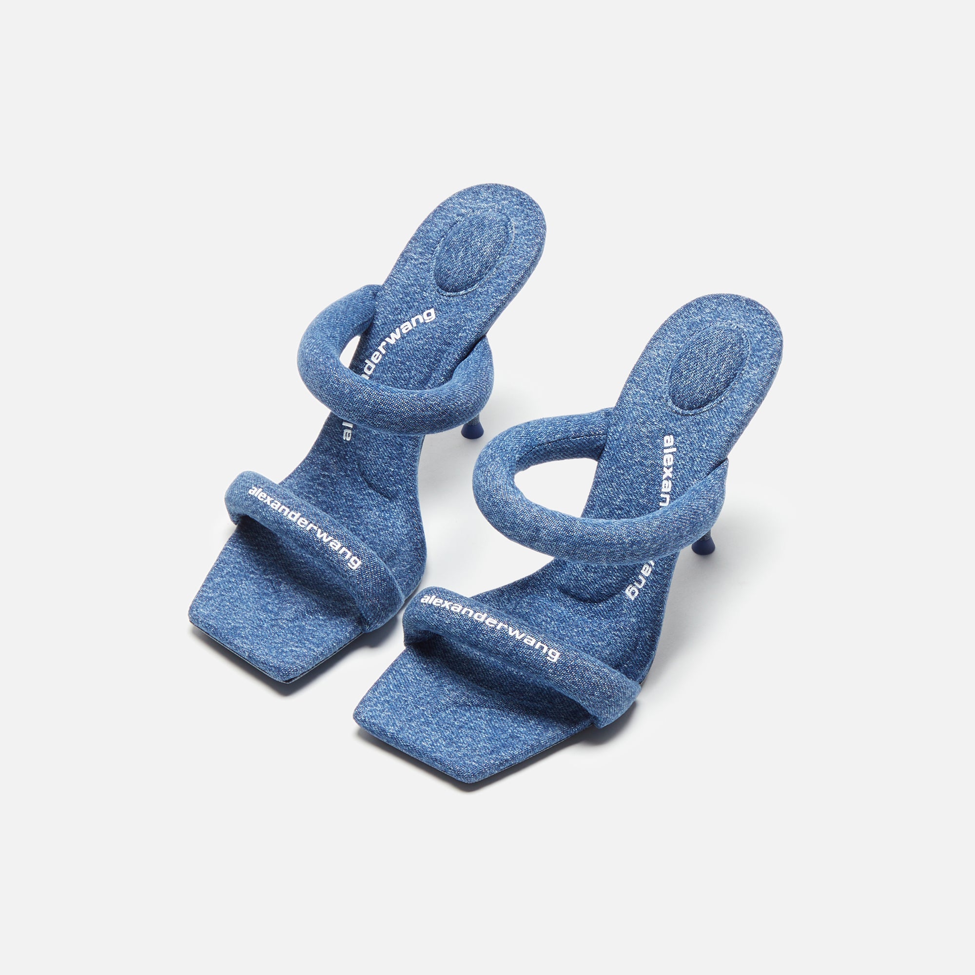 Alexander Wang Julie Tubular Sandal - Deep Blue Denim