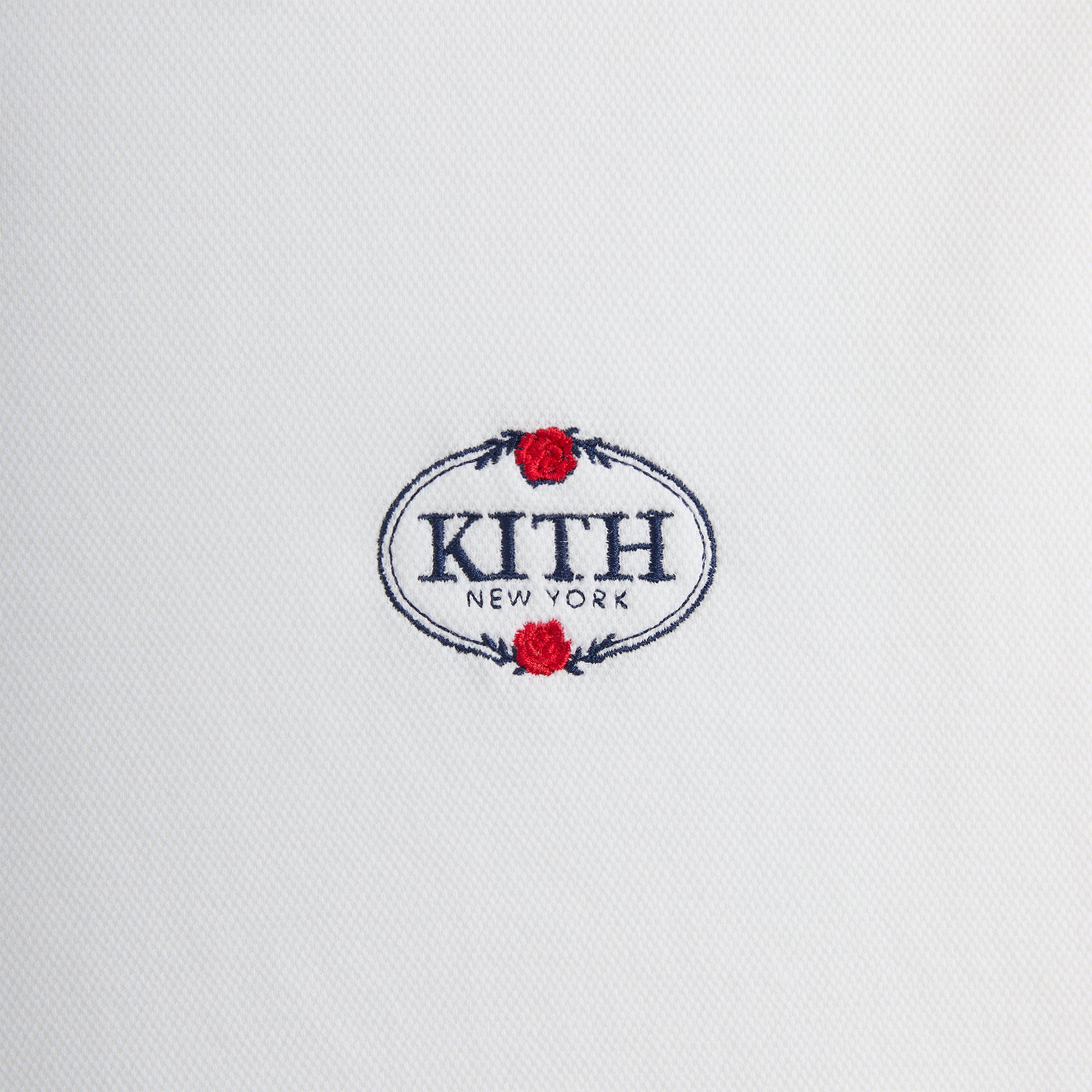 Kith Pique Drew Polo - White