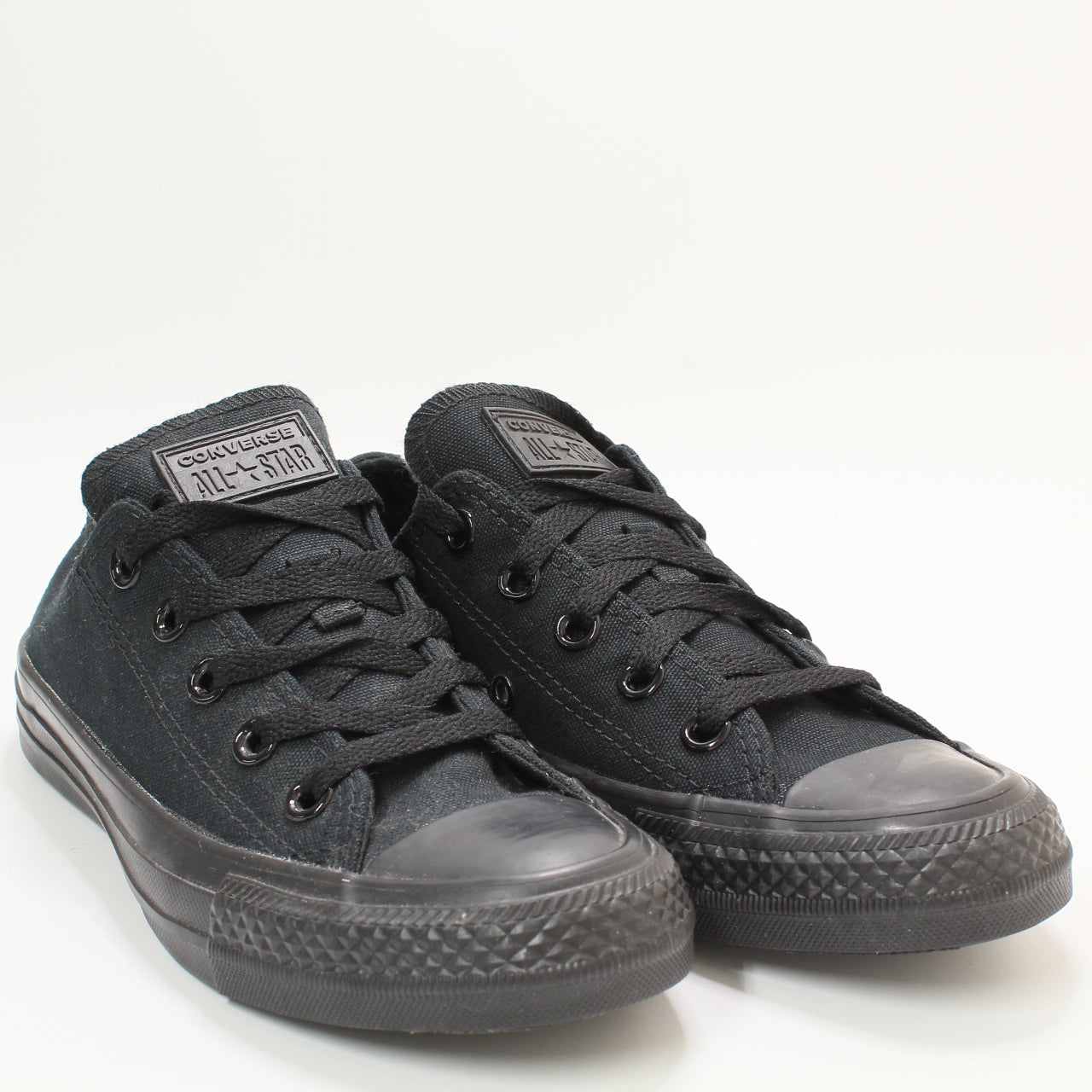 Womens Converse All Star Low Black Mono Uk Size 3