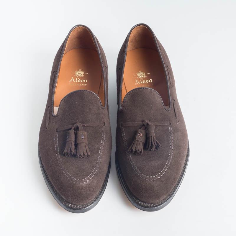 ALDEN - 666 Mocassino Tassel - Camoscio Testa di moro