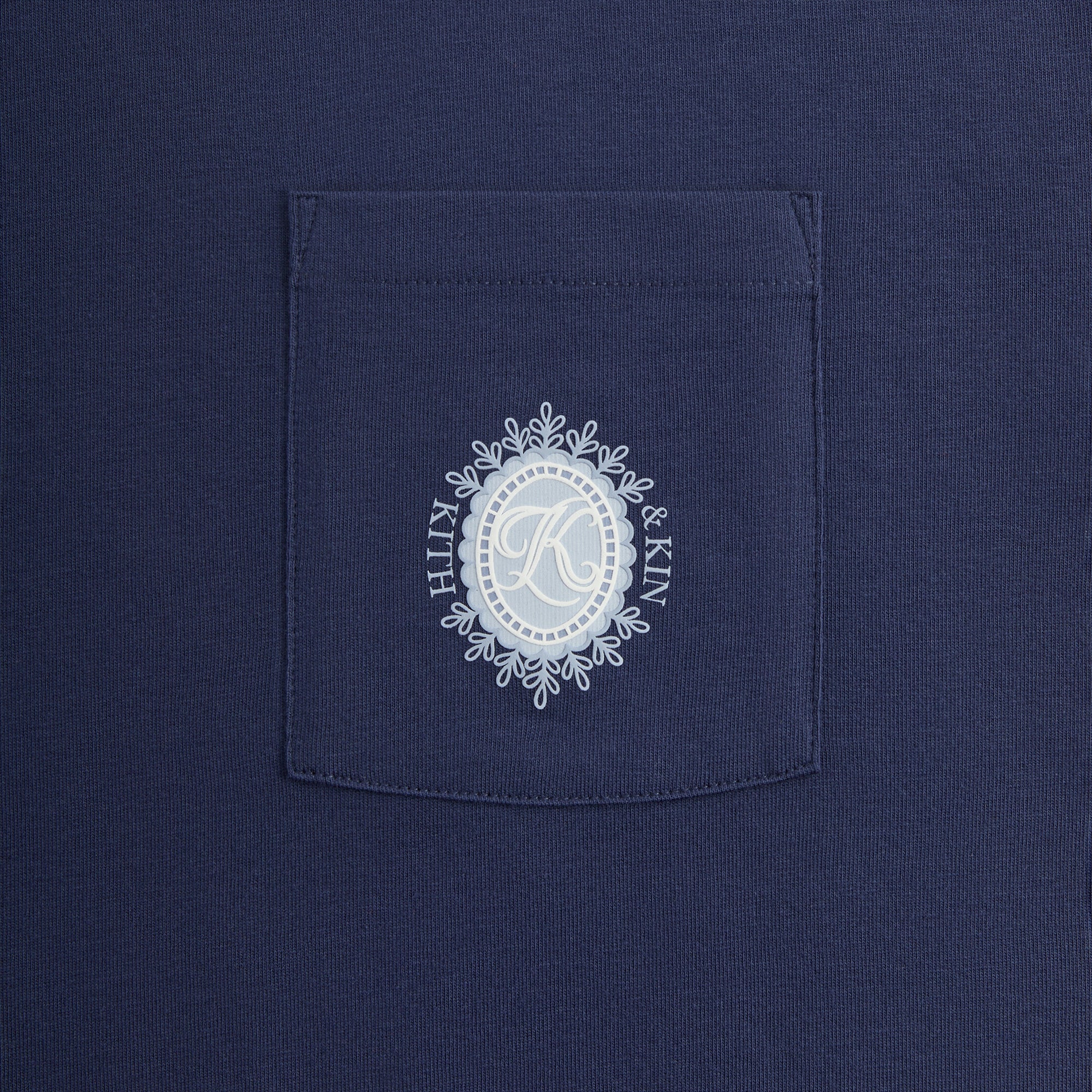 Kith & Kin Lace Crest Pocket Tee - Vista