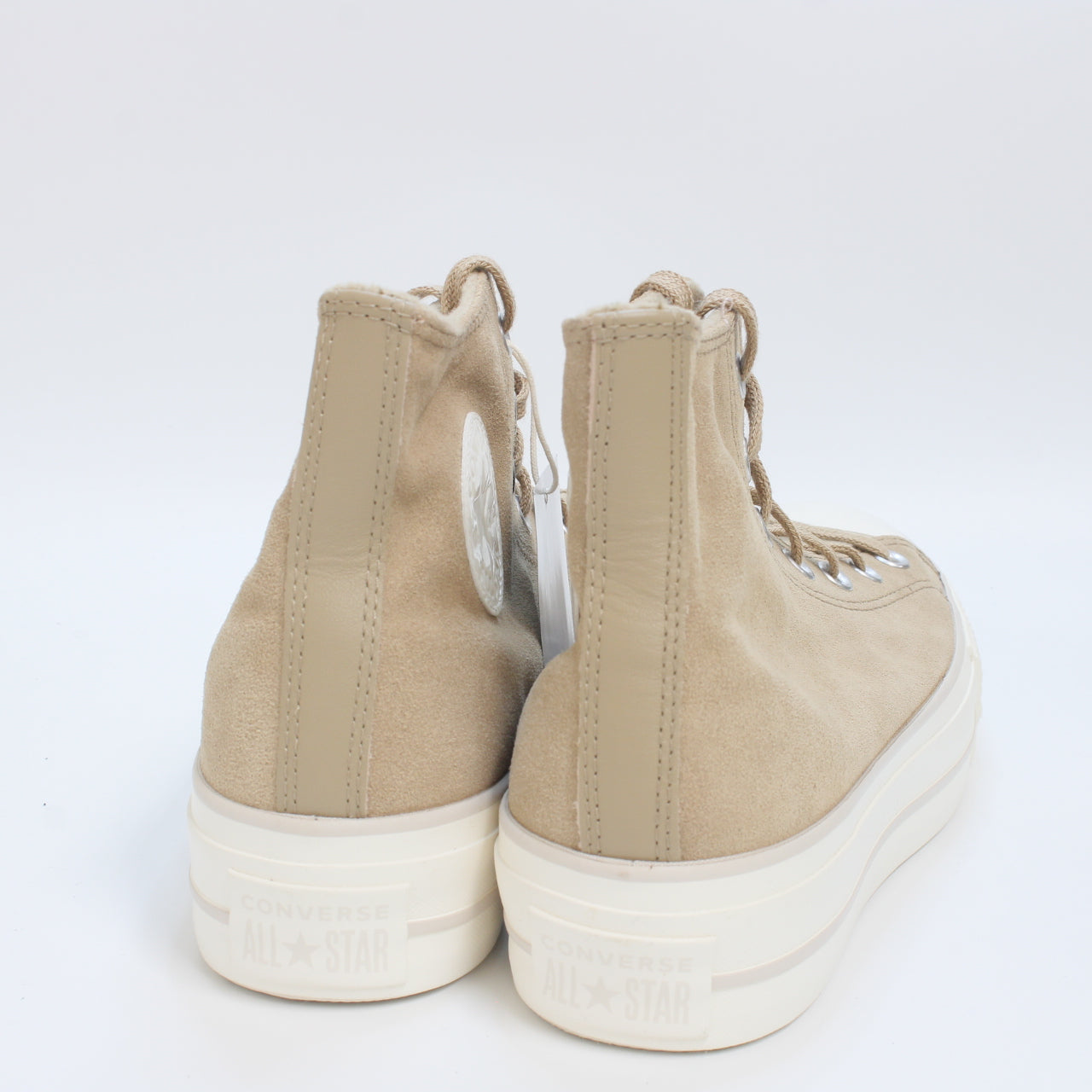 Womens Converse All Star Lift Hi Nomad Khaki Desert Sand Egret