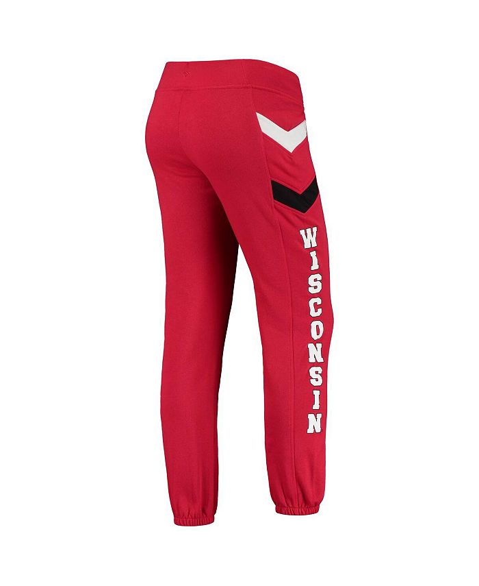 Women's Red Wisconsin Badgers Kripke Chevron Jogger Pants