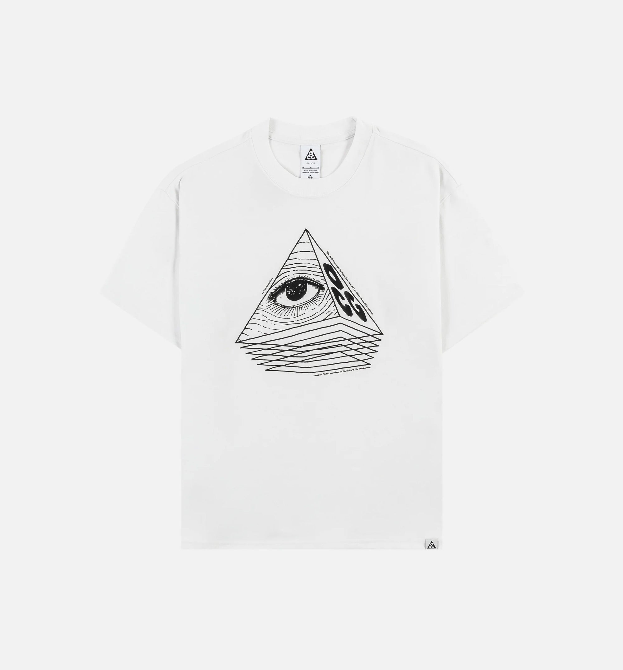 ACG Changing Eye Mens Short Sleeve Shirt - White