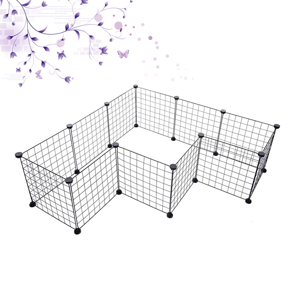 OUNONA Playpenpuppy Cage Dogs Fence Pet Bunny Small Playpen Kitten Fence Portable Iron Animal Dog Rabbit Indoor Pets Indoor