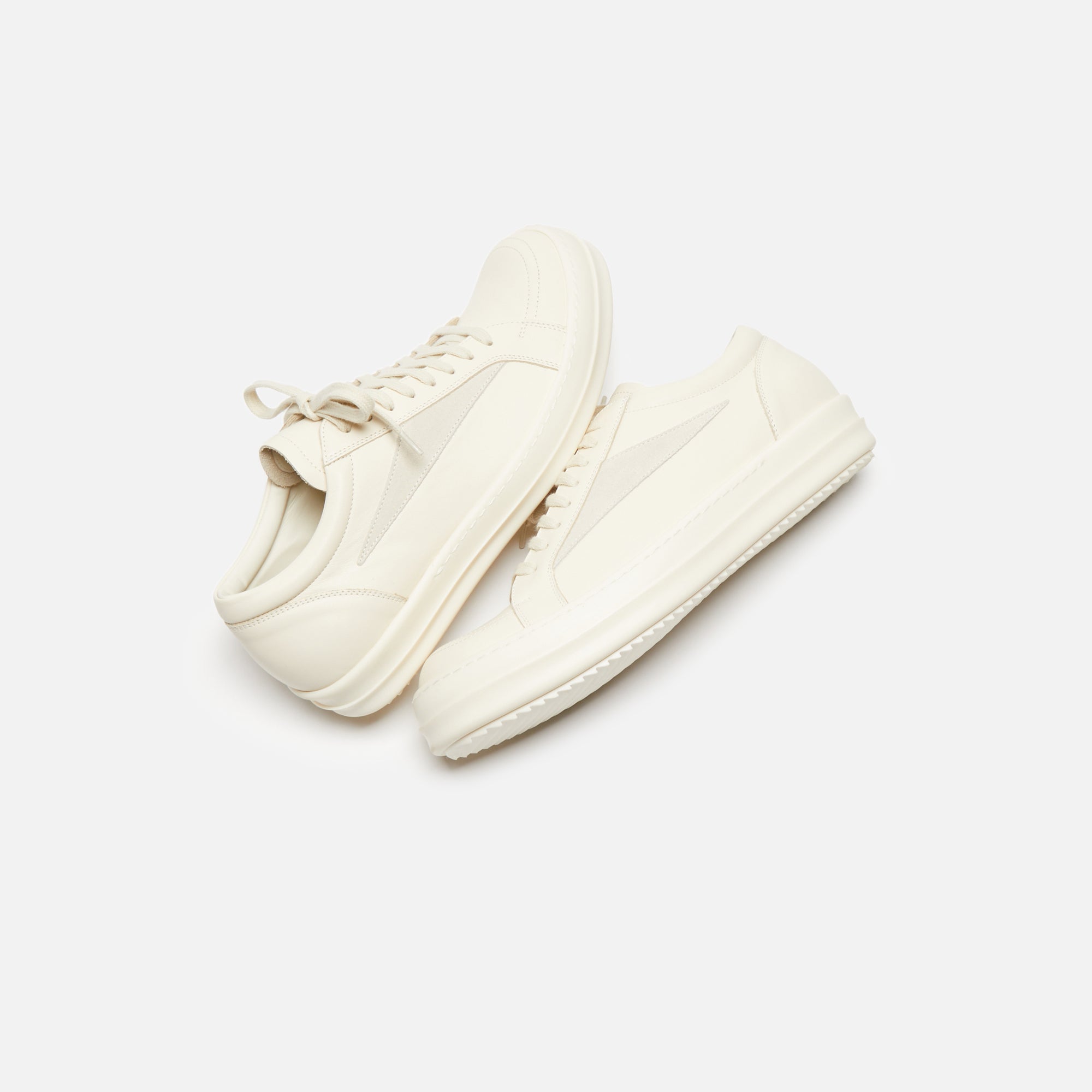 Rick Owens WMNS Vintage Sneaker - Milk / Scarpe Pelle