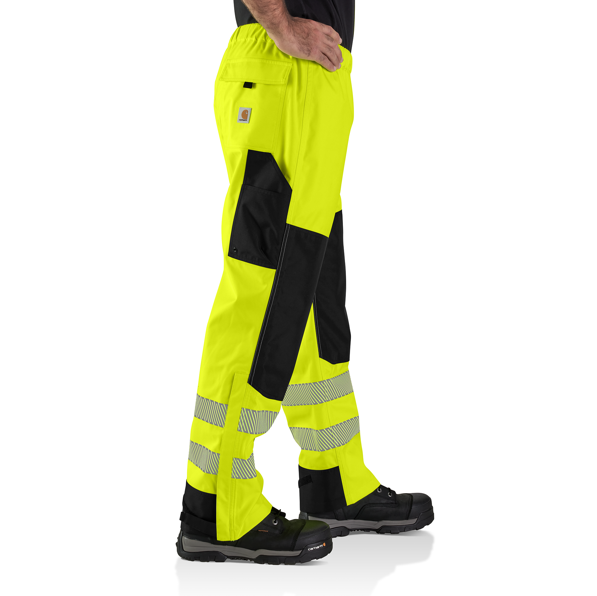 Carhartt Men's Storm Defender Class E Waterproof  High Visibility Double-Front Pant