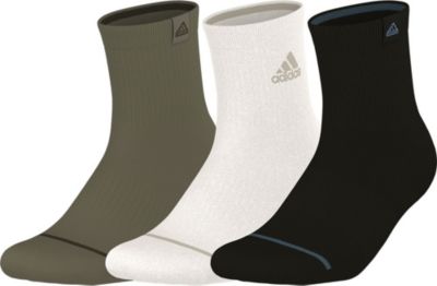 adidas Men's Cushioned Sport 3.0 3-Pack High Quarter Socks