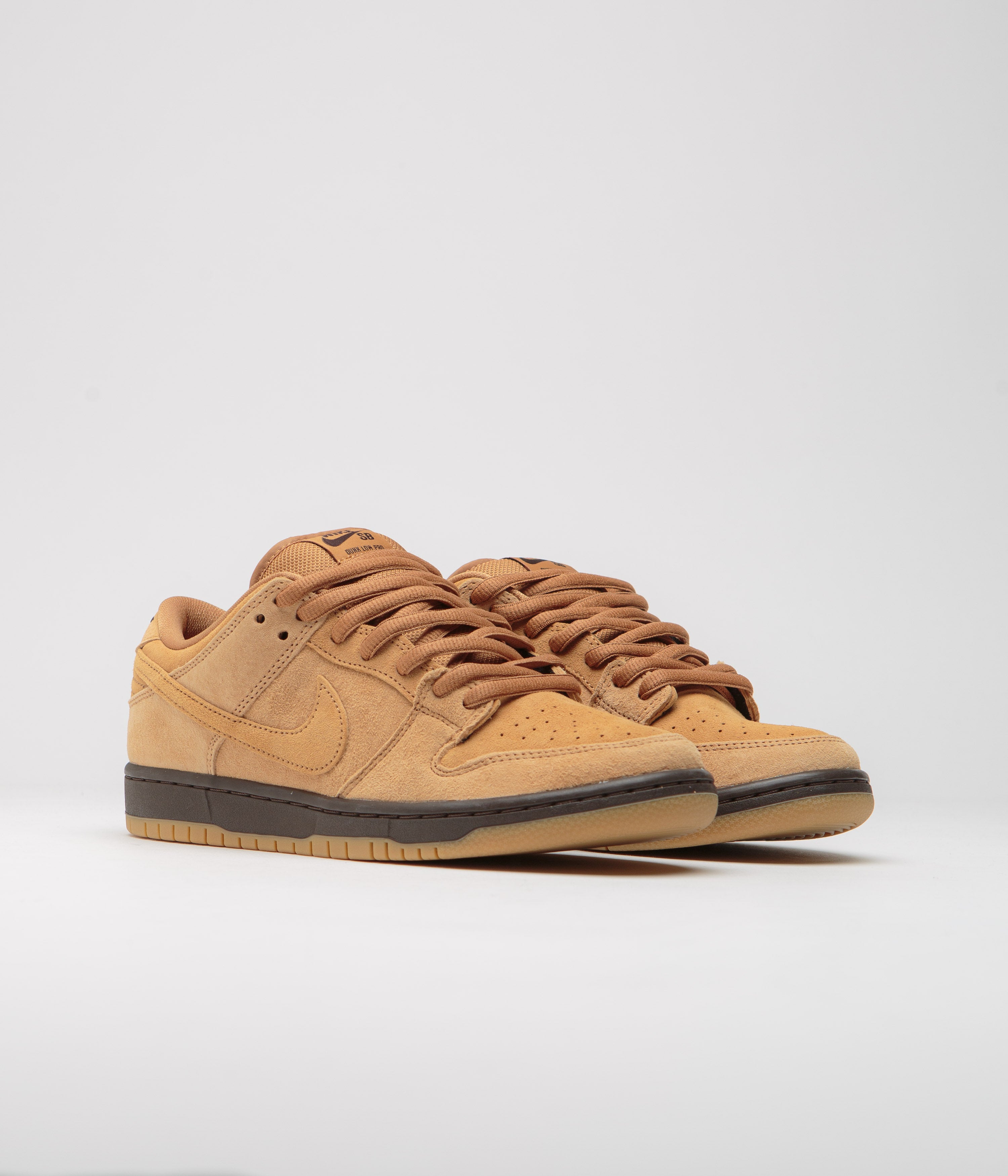 Nike SB Dunk Low Pro 'Wheat' Shoes - Flax / Flax - Flax - Baroque Brown