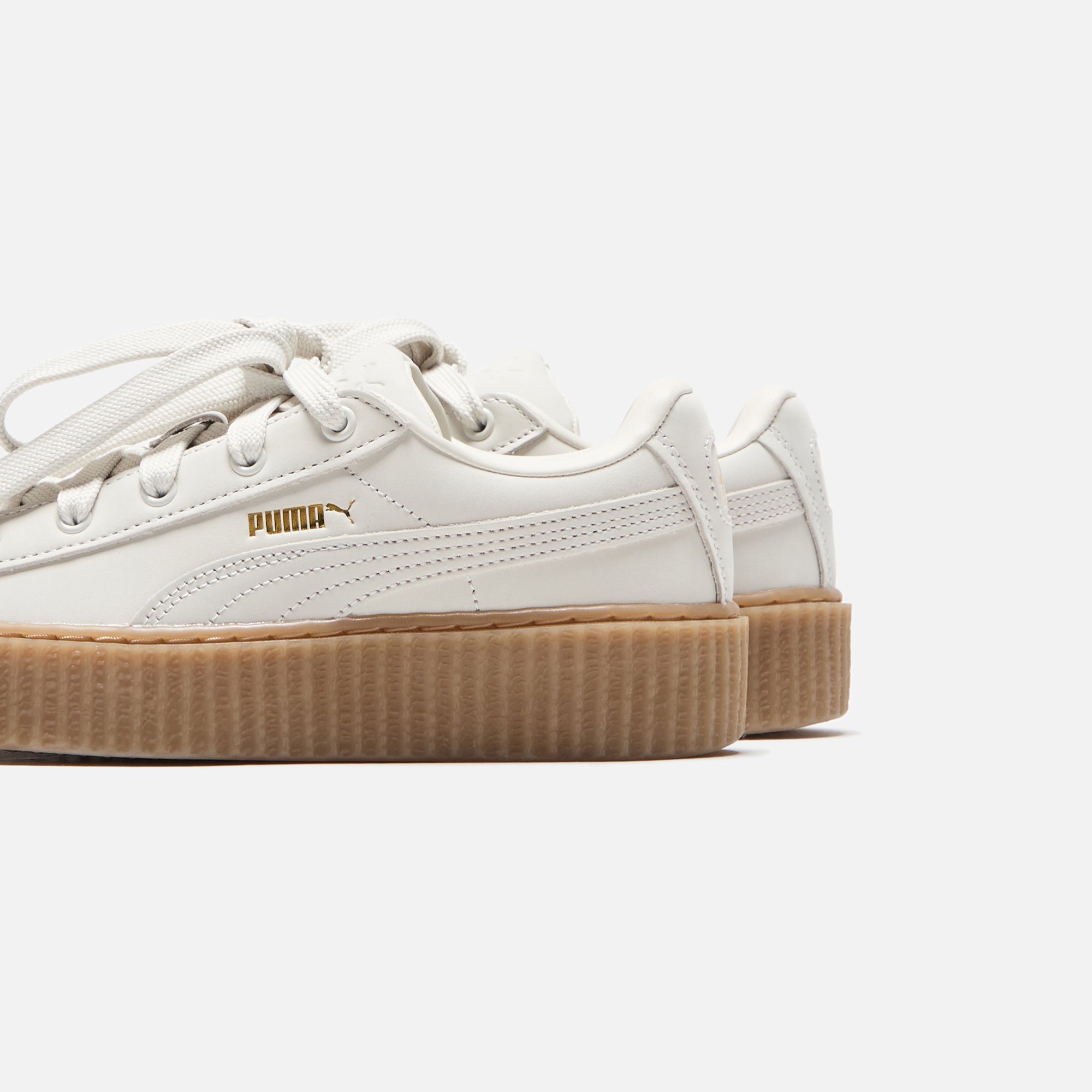 Puma x FENTY WMNS Creeper Phatty - Nubuck Warm White / Puma Gold / Gum