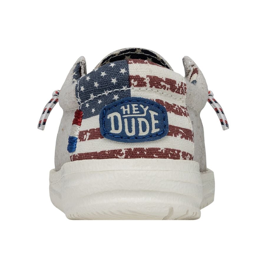 Wally Toddler Patriotic - Off White Patriotic