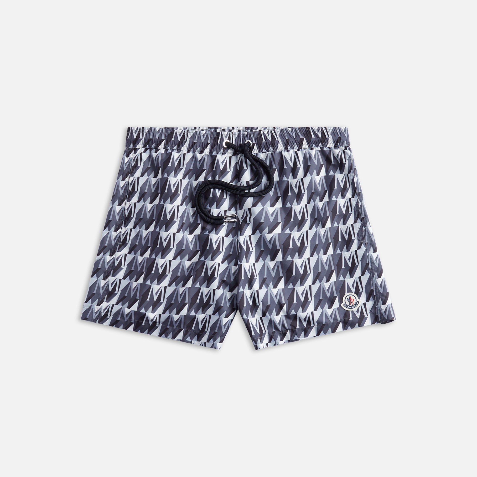 Moncler Swimwear Short - Black / White