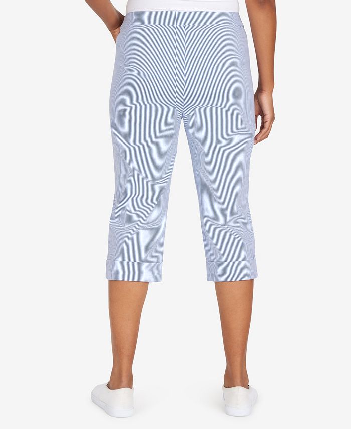 Women's Peace Of Mind Stripe Allure Clamdigger Pants