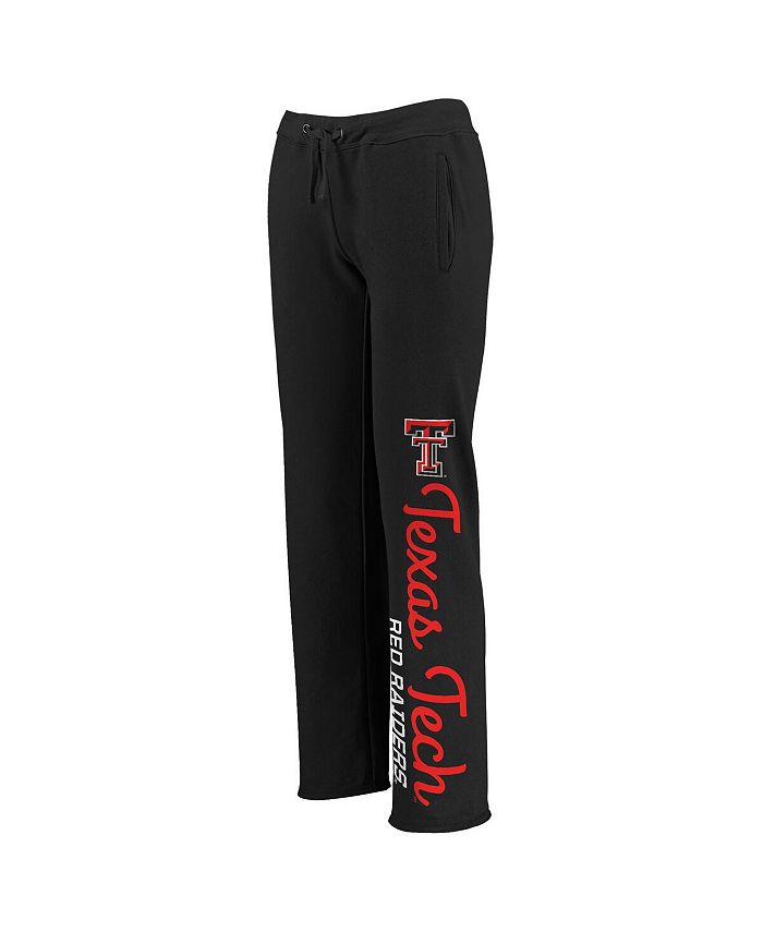 Women's Black Texas Tech Red Raiders Cozy Fleece Sweatpants