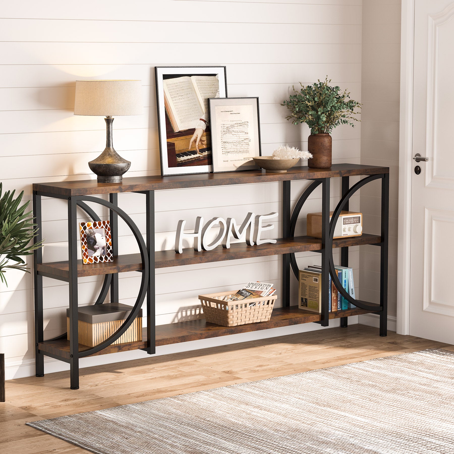 3-Tier Console Table, 70.9