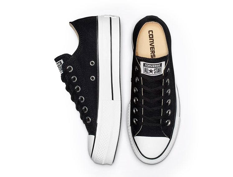 Converse Chuck Taylor Plataforma Womens Negro