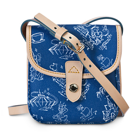 Disney Dooney and Bourke Bag - Disney World Blue Disneyana - Crossbody