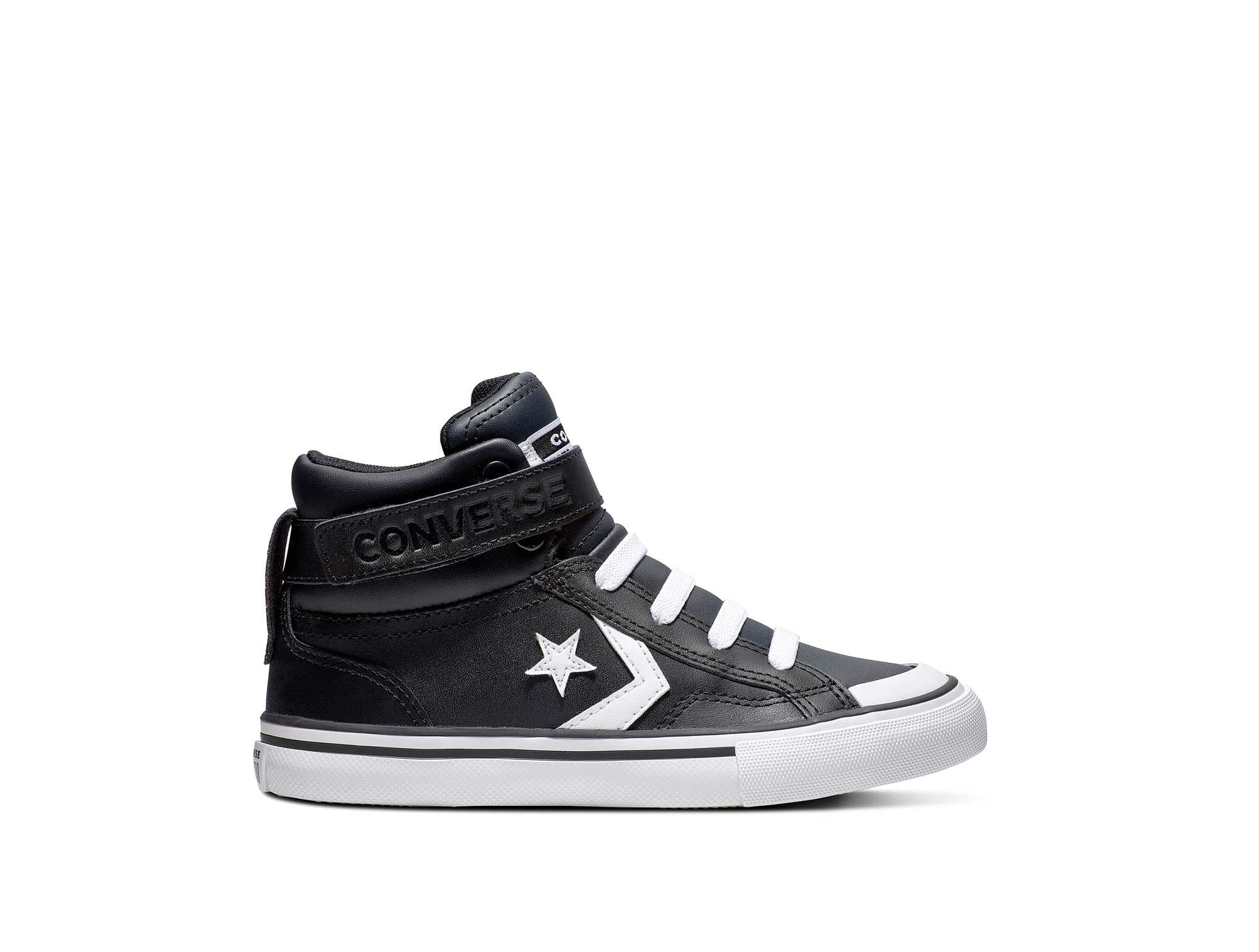 Converse Pro Blaze Strap Hi Junior Negro