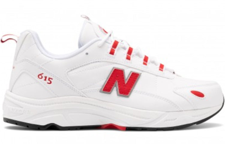 New Balance 615 White/Red ML615NWR