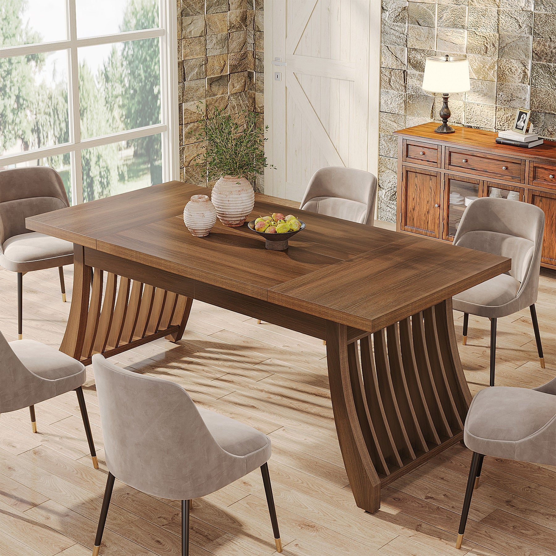 Rectangular Dining Table, 62.2