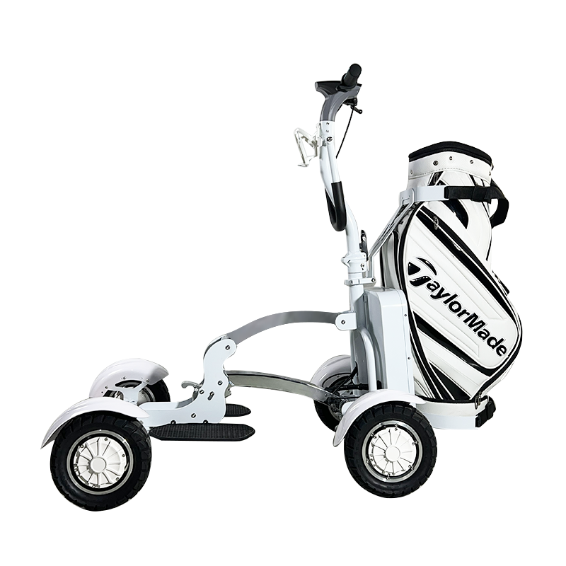 Folding 4 wheel electric golf bag holder cart scooter cart electric g