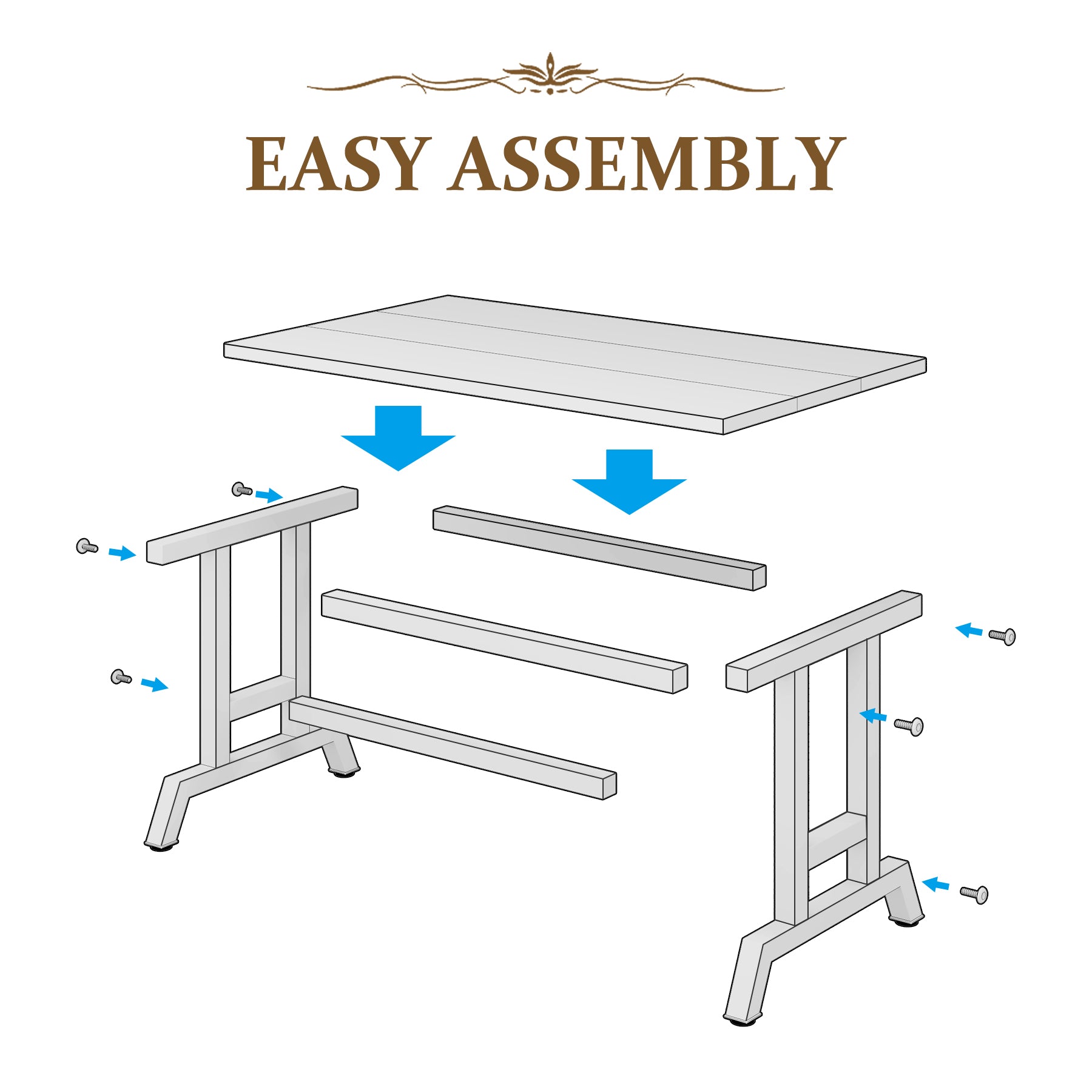 Dining Table Set, 3-Piece 47