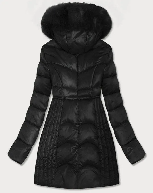 Black ladies winter coat