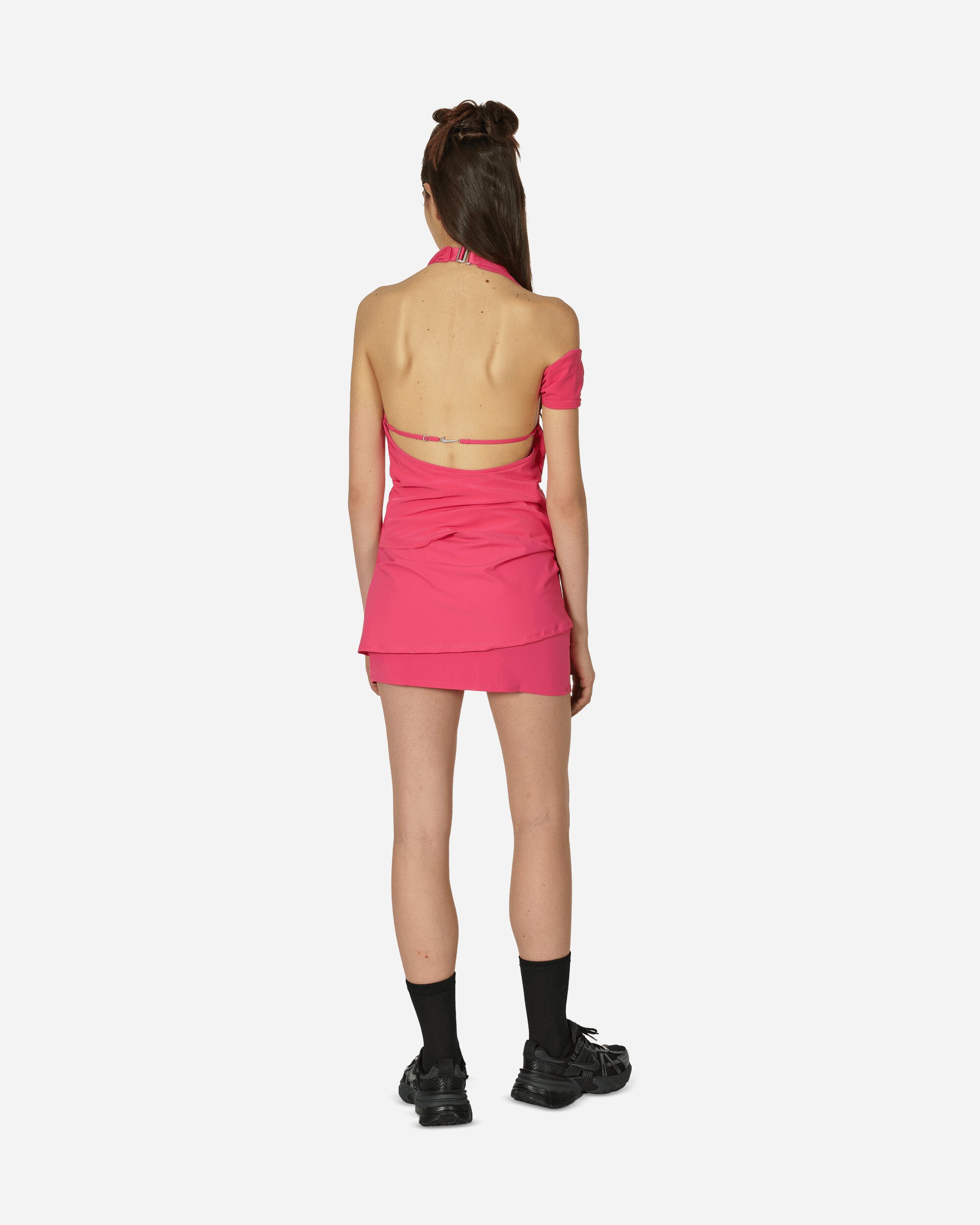 JACQUEMUS Jersey Dress Watermelon