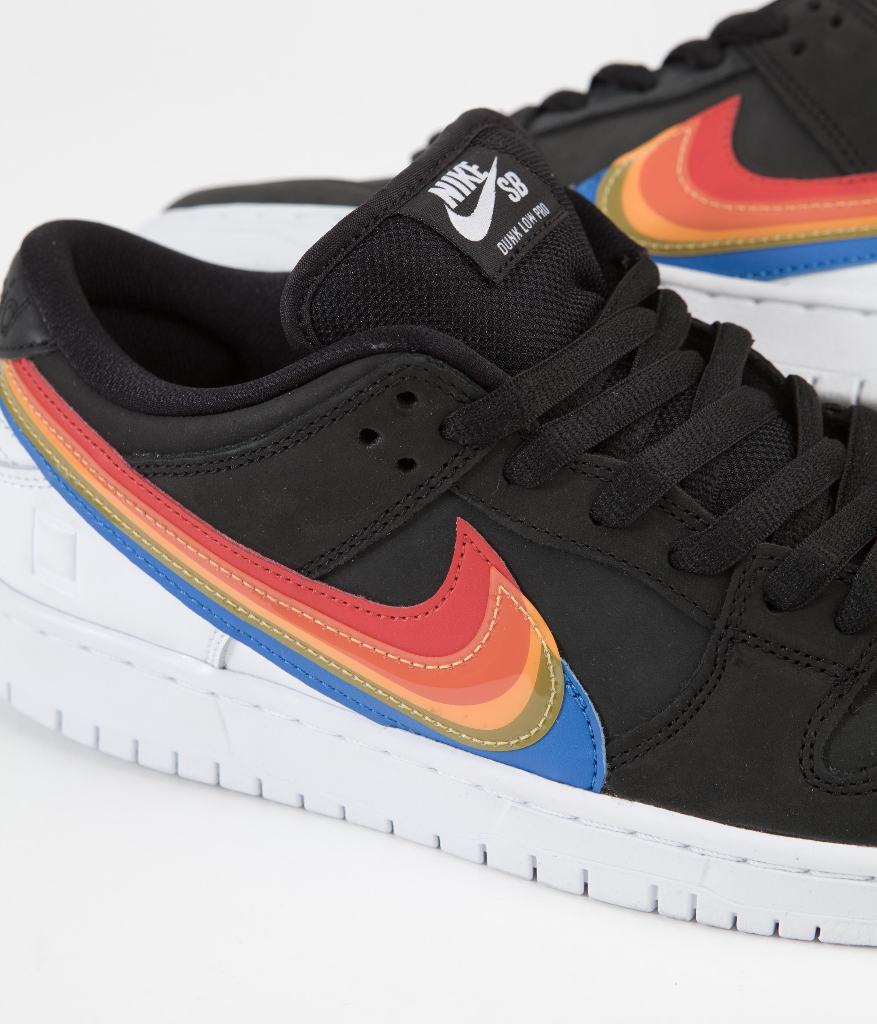 Nike SB Dunk Low Pro 'Polaroid' Shoes - Black / Black - White