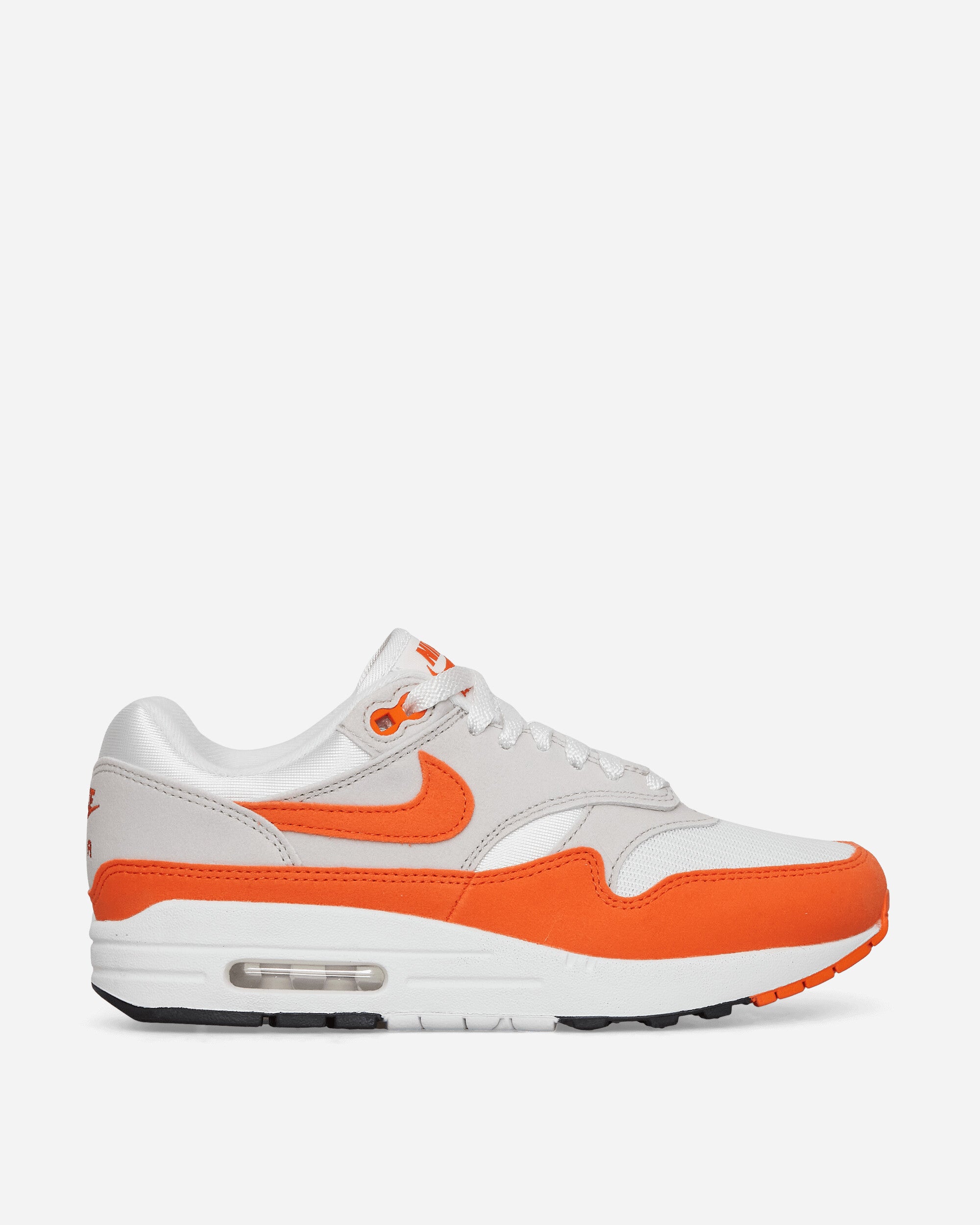 WMNS Air Max 1 Sneakers Neutral Grey / Safety Orange