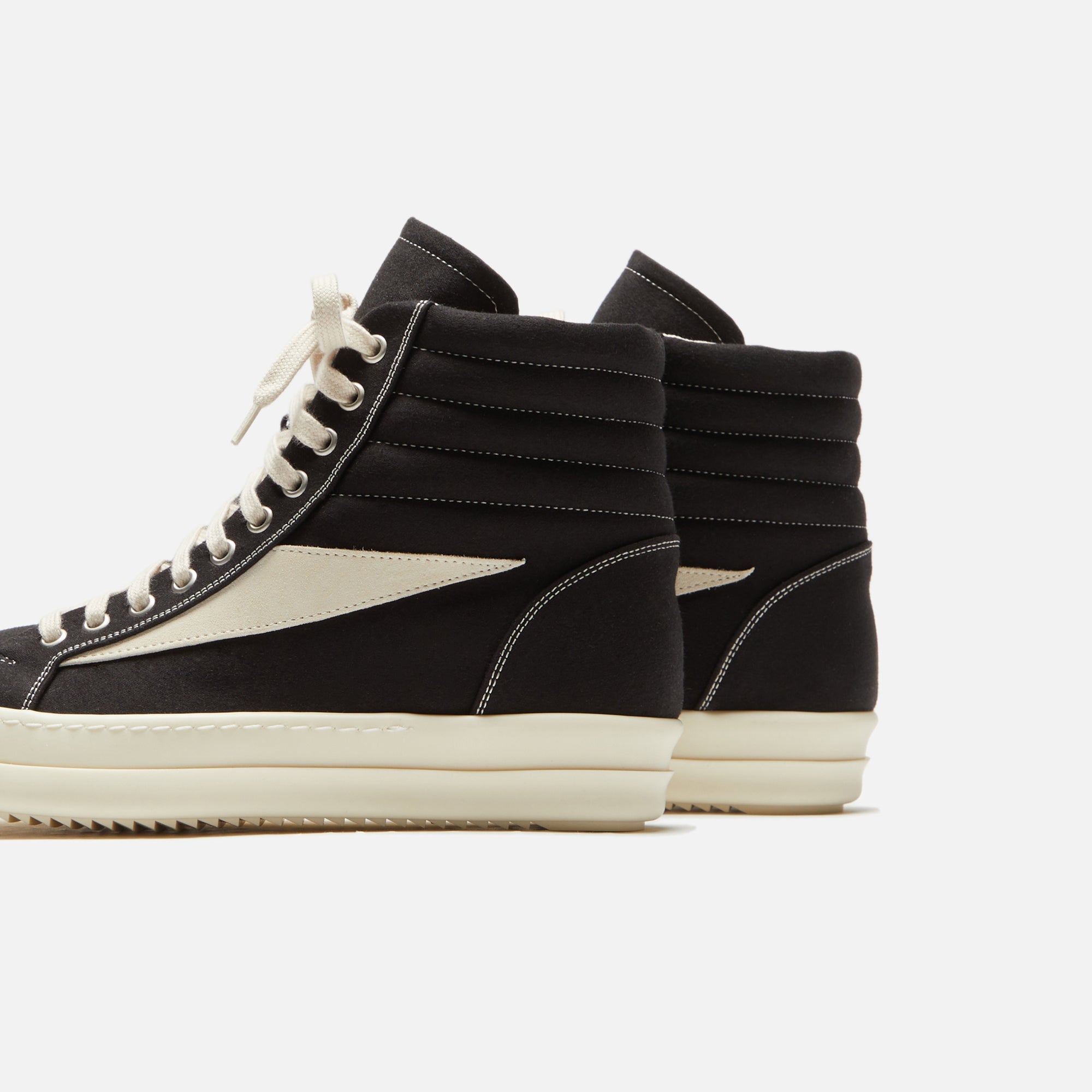 Rick Owens Vintage High Sneaker - Scarpe Black / Milk / Milk