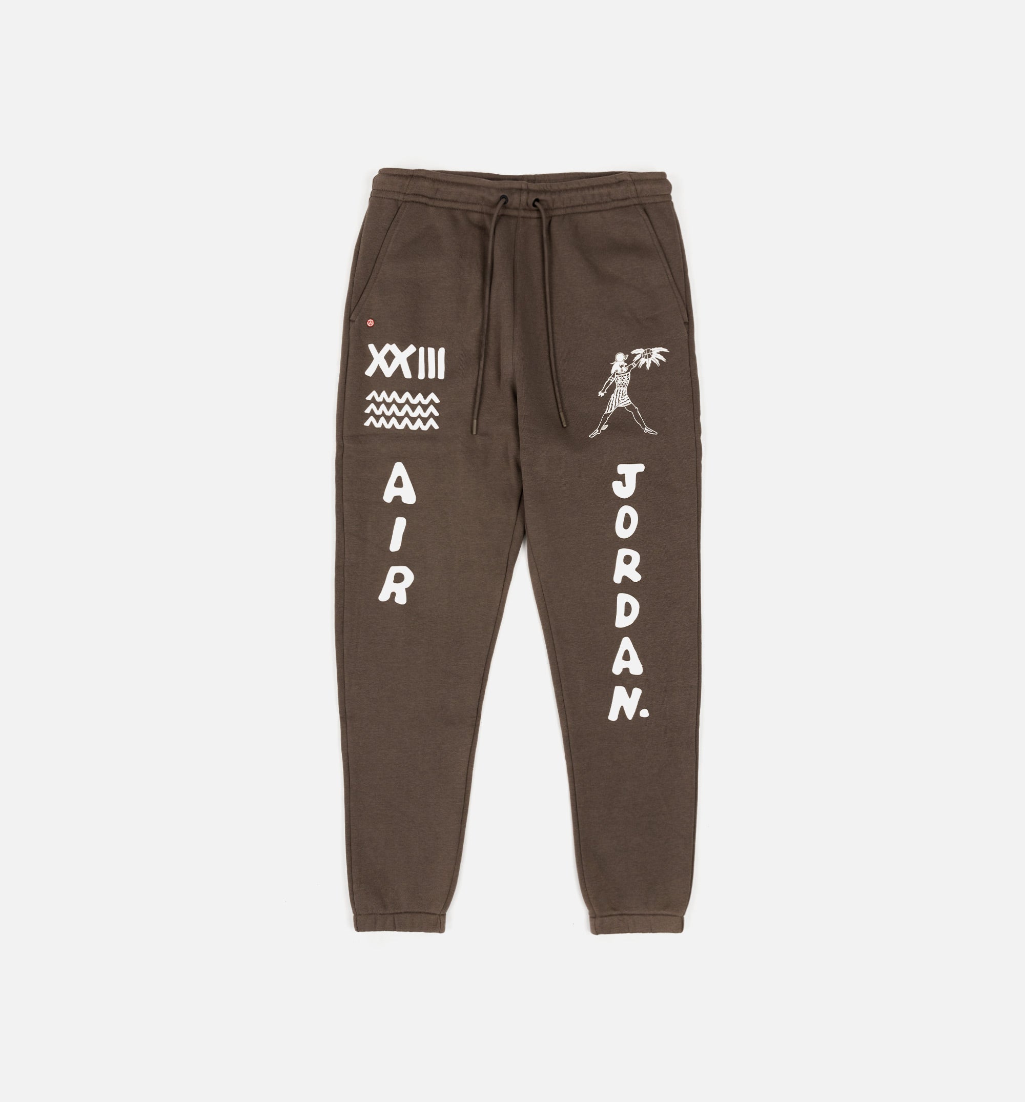 Jordan Artist Series by Umar Rashid Flight Fleece Mens Pants - Brown