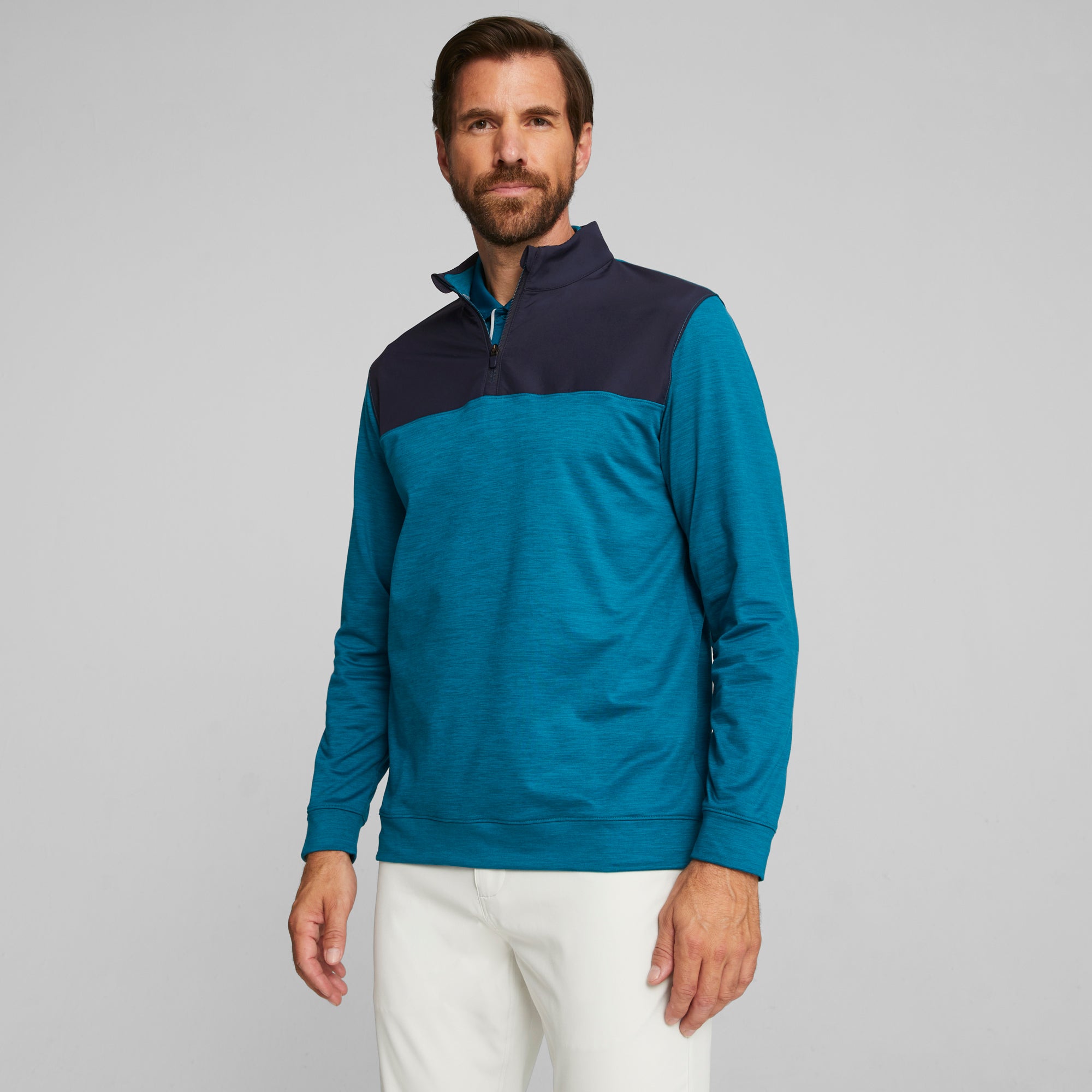 CLOUDSPUN Colorblock Golf 1/4 Zip