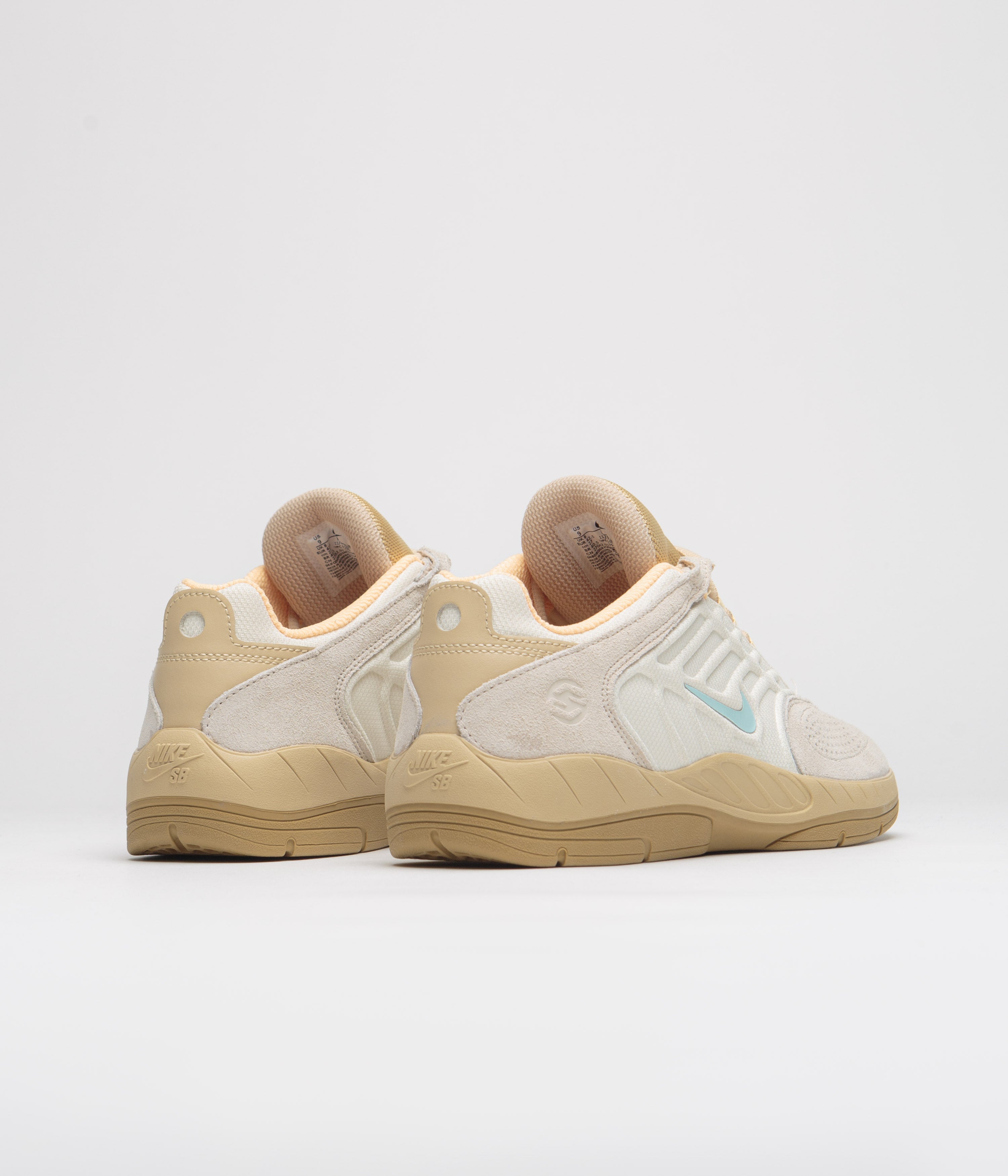 Nike SB Vertebrae TE Shoes - Coconut Milk / Jade Ice - Sesame - Gold