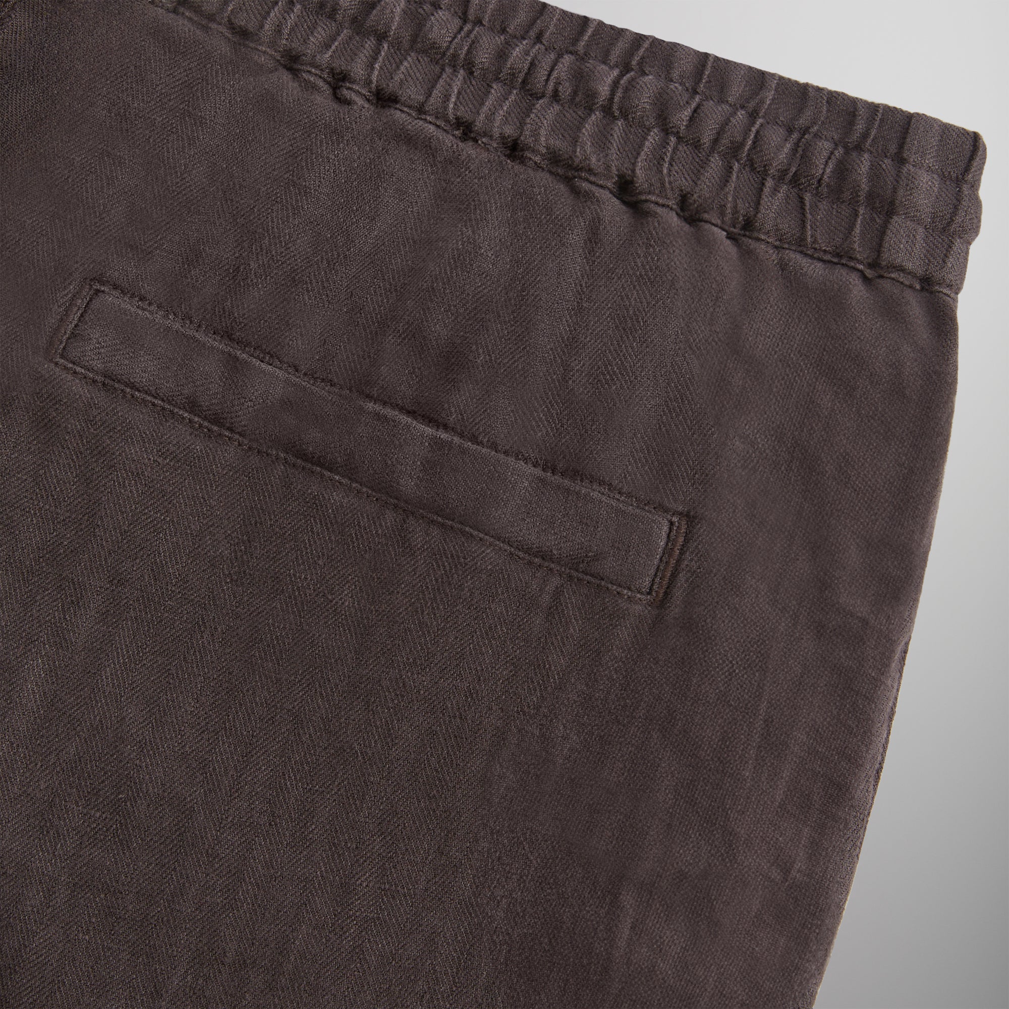 &Kin Herringbone Linen Barrow Pant - Kindling