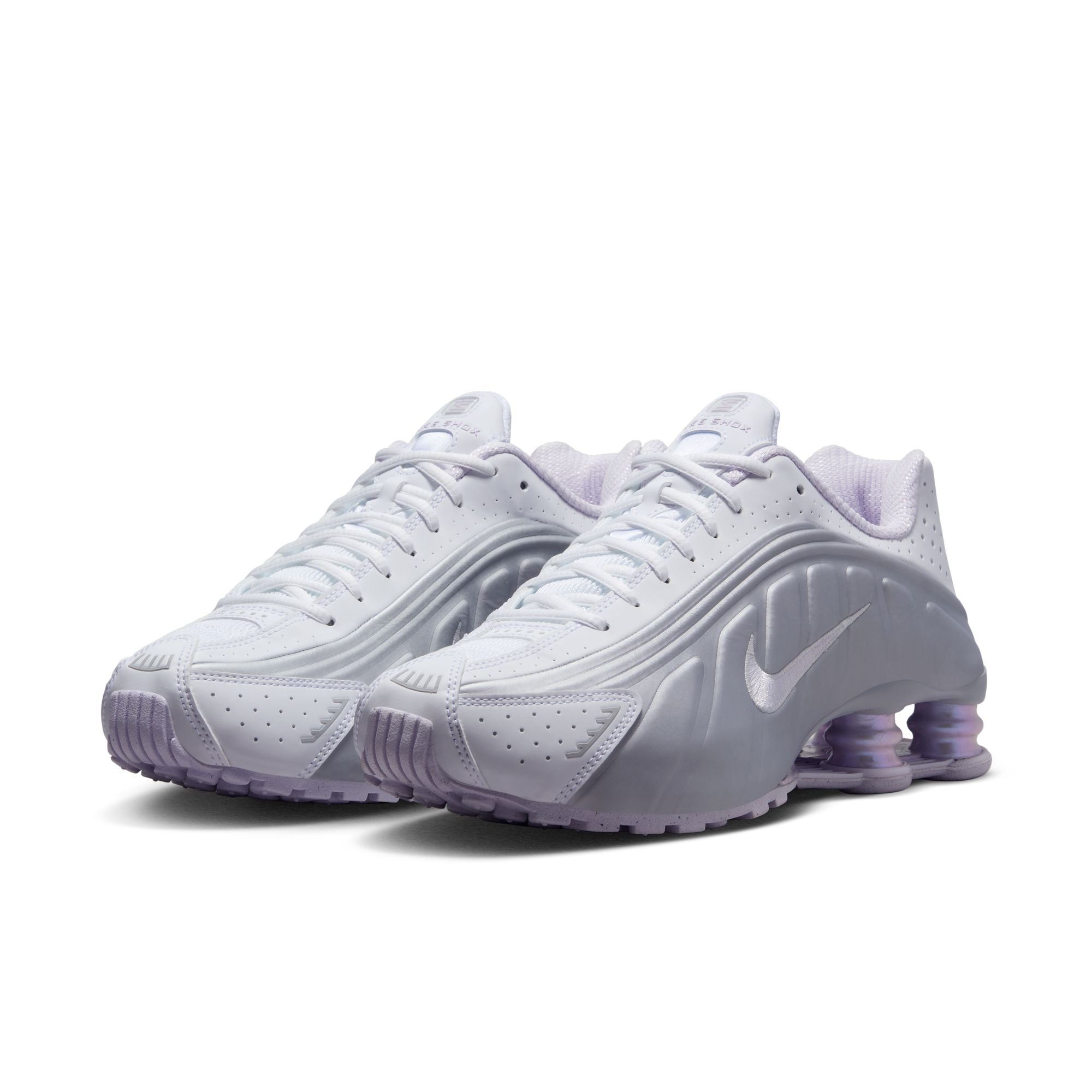 Nike Shox R4 White Barely Grape MTLC Platinum HF5076-100