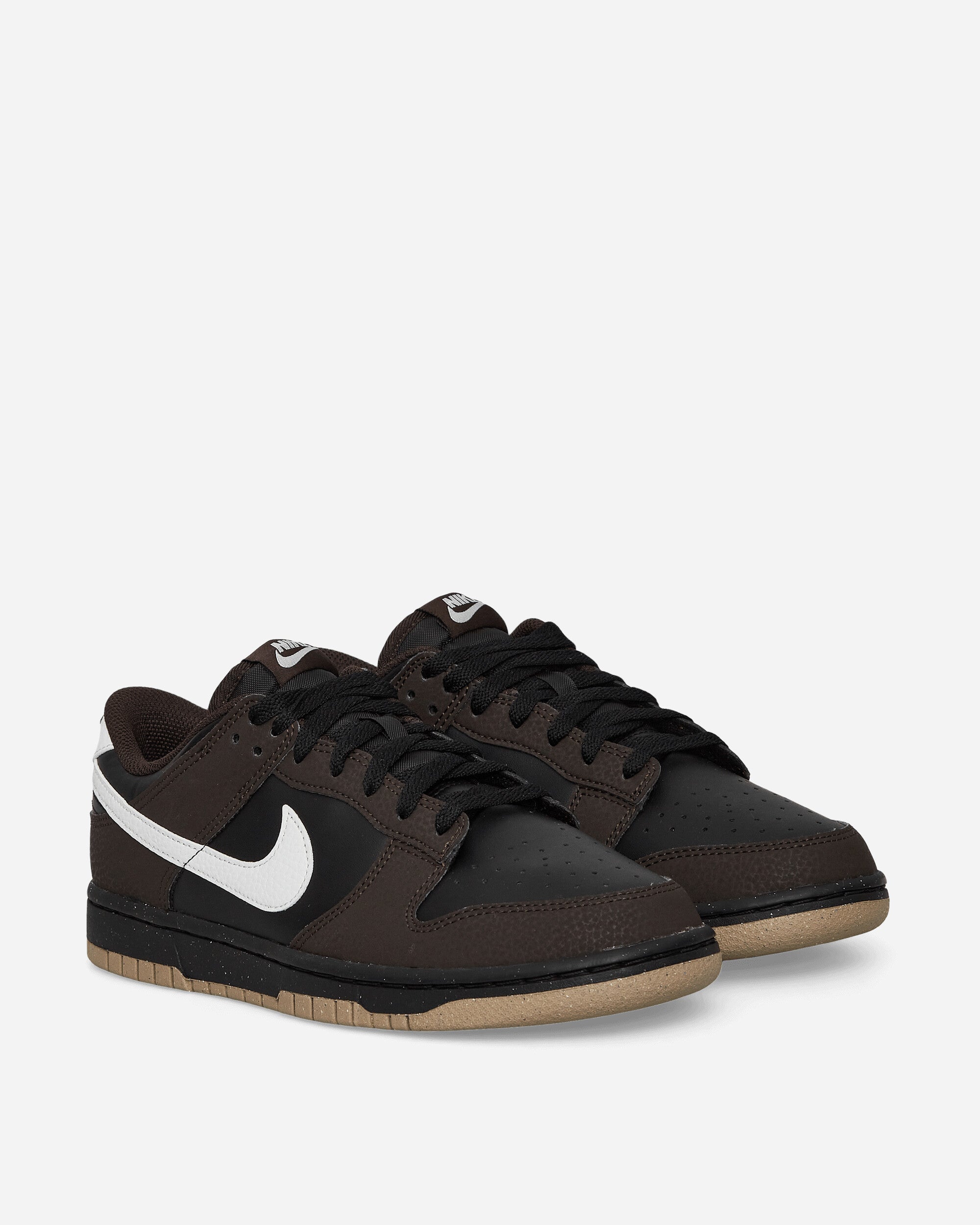 WMNS Dunk Low Next Nature Sneakers Black / Velvet Brown