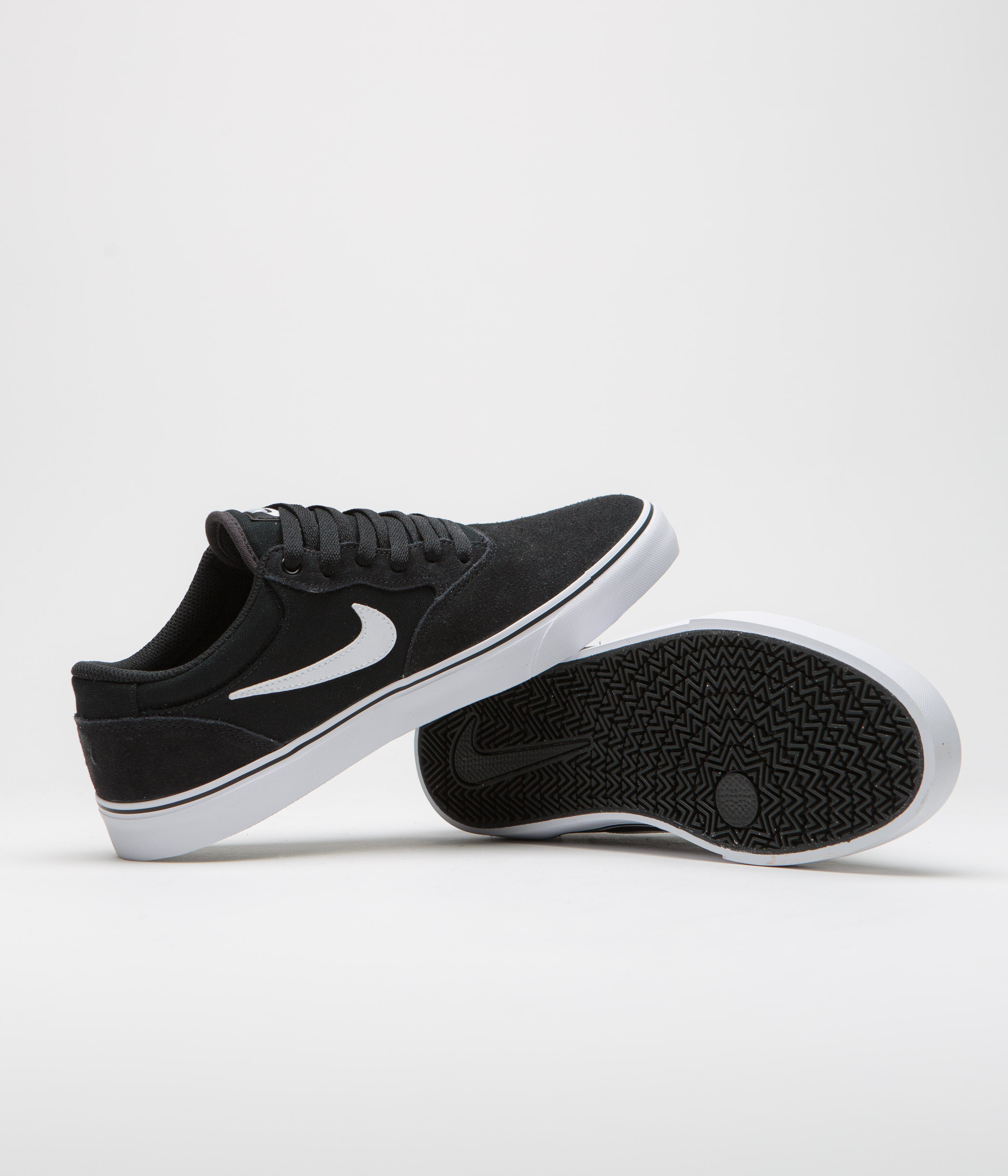 Nike SB Chron 2 Shoes - Black / White - Black