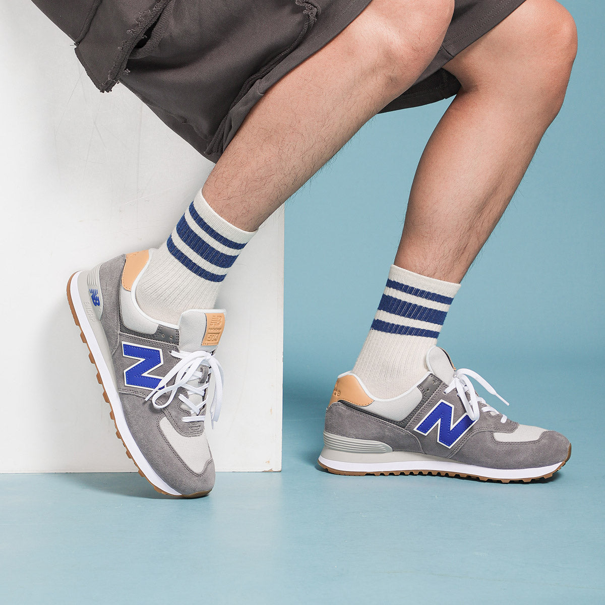 New Balance 574 'Castlerock Team Royal' ML574NE2