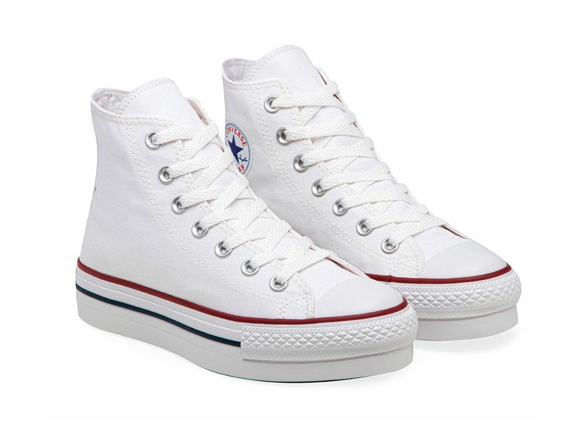 Converse Chuck Taylor Plataforma Hi Womens Blanco