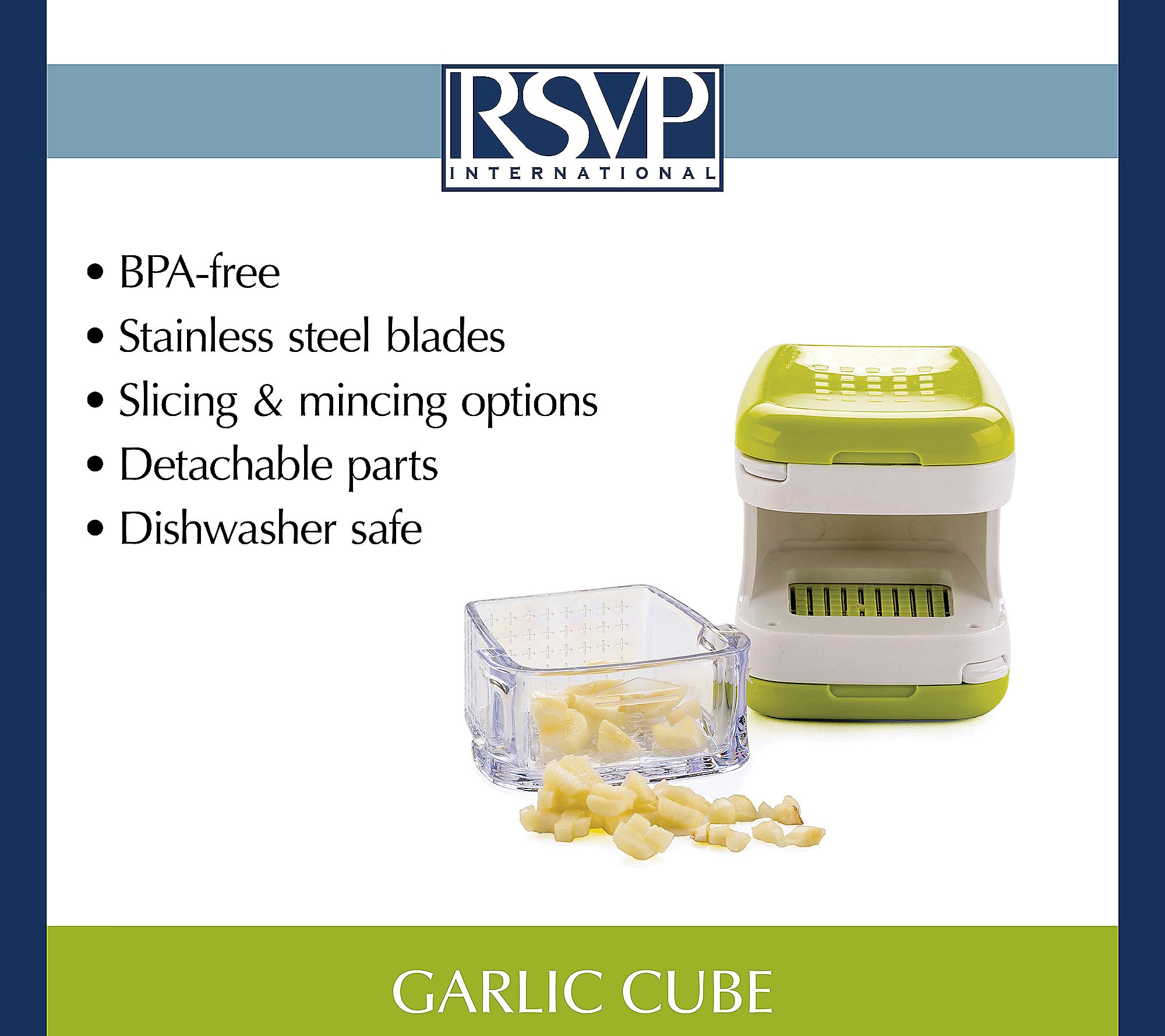 RSVP Slicing and Mincing Garlic Cube